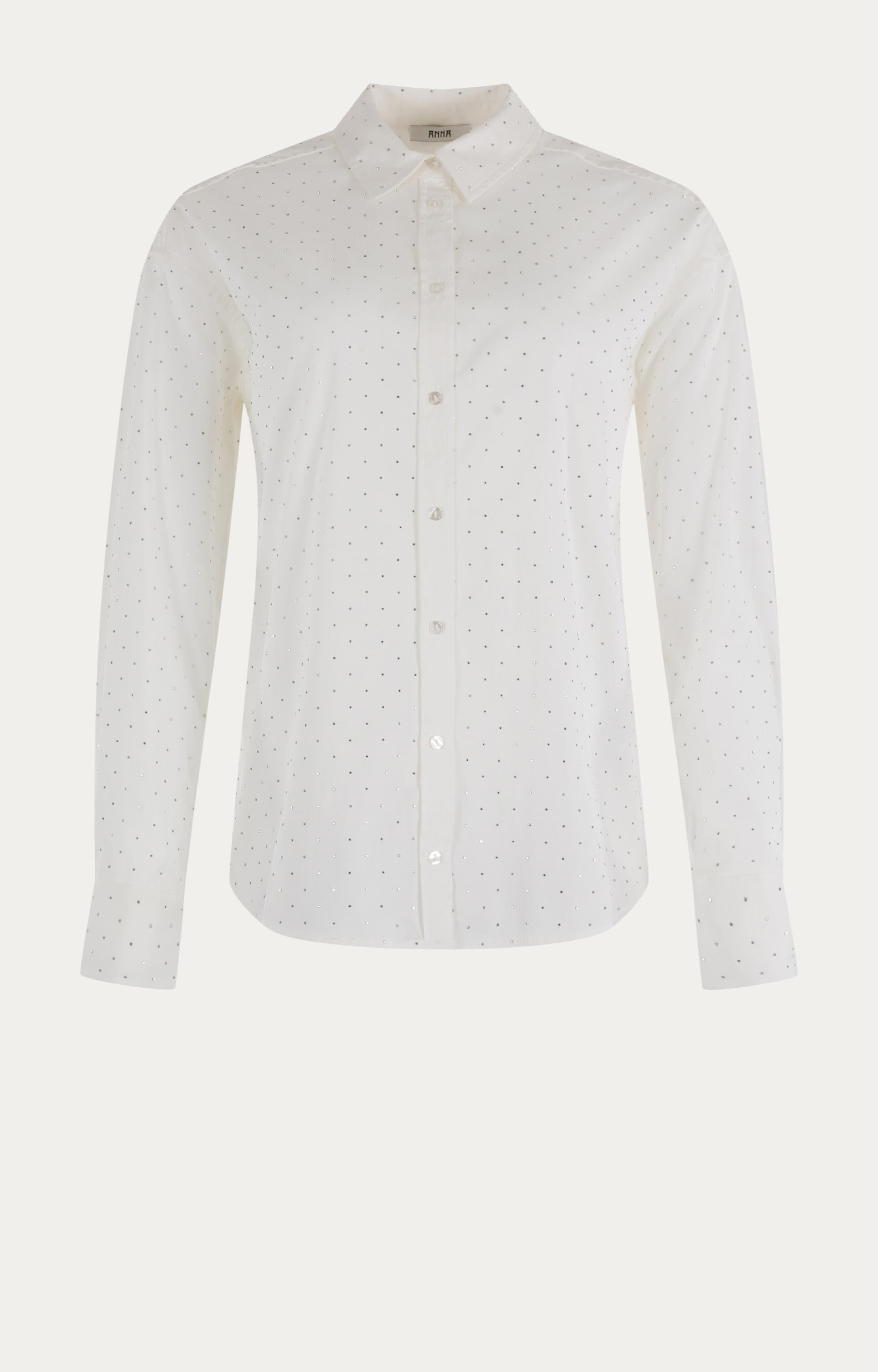 Blouse met strass