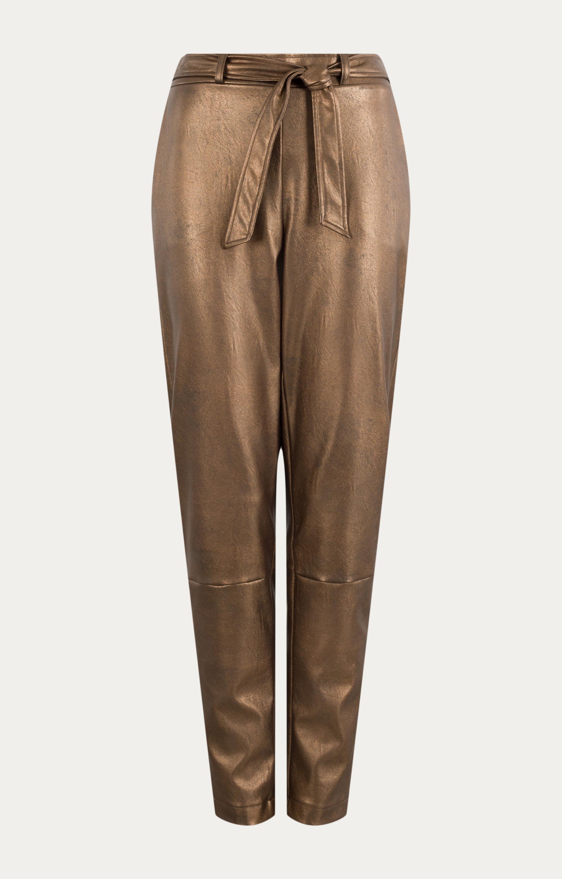 Metallic broek