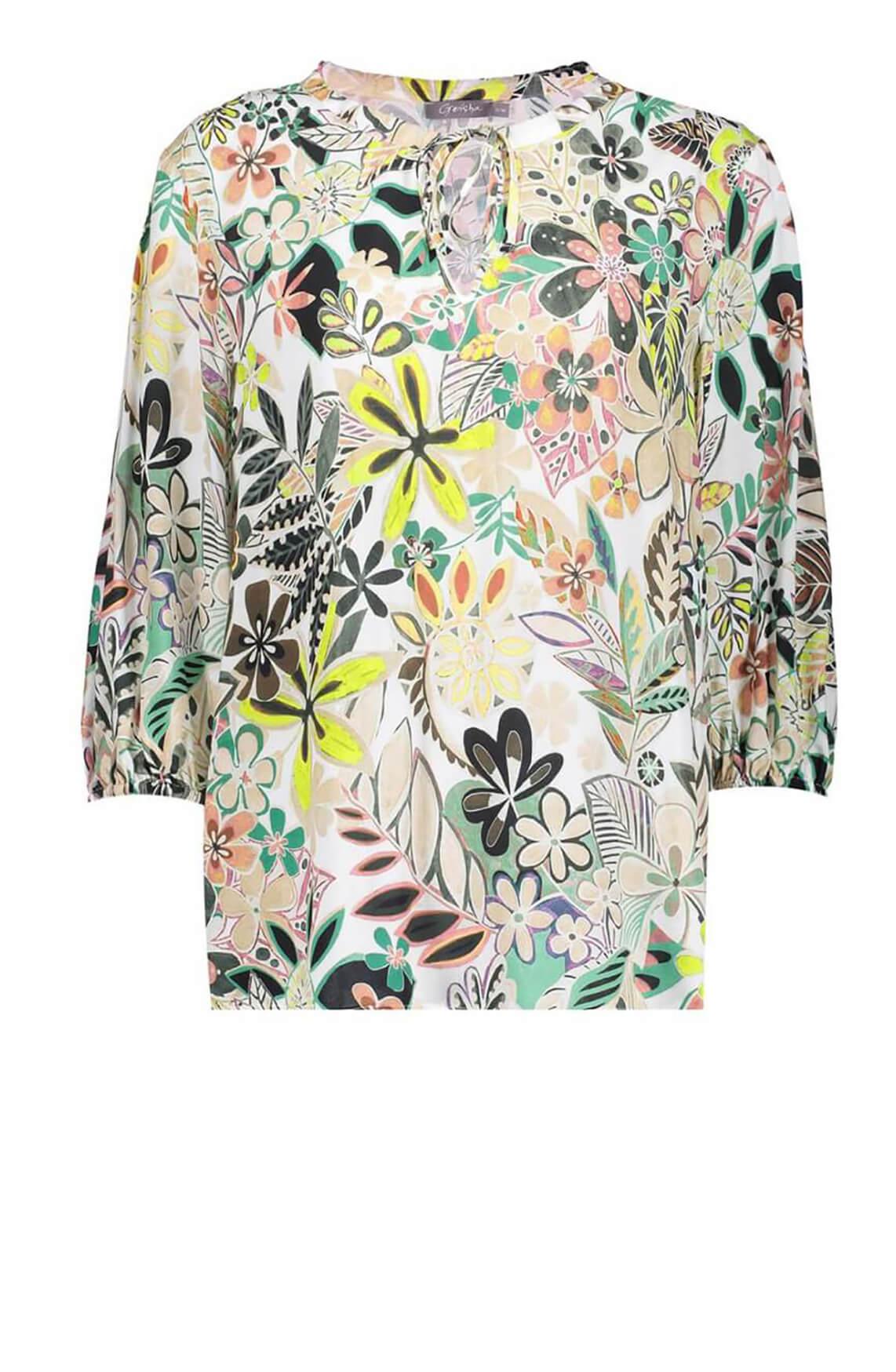 Blouse met floral print