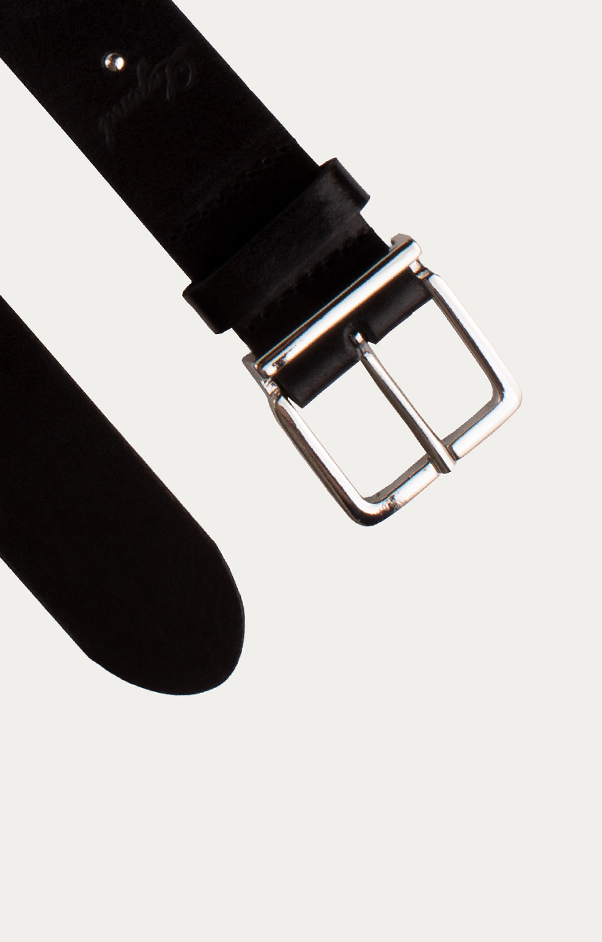 Riem leer zwart