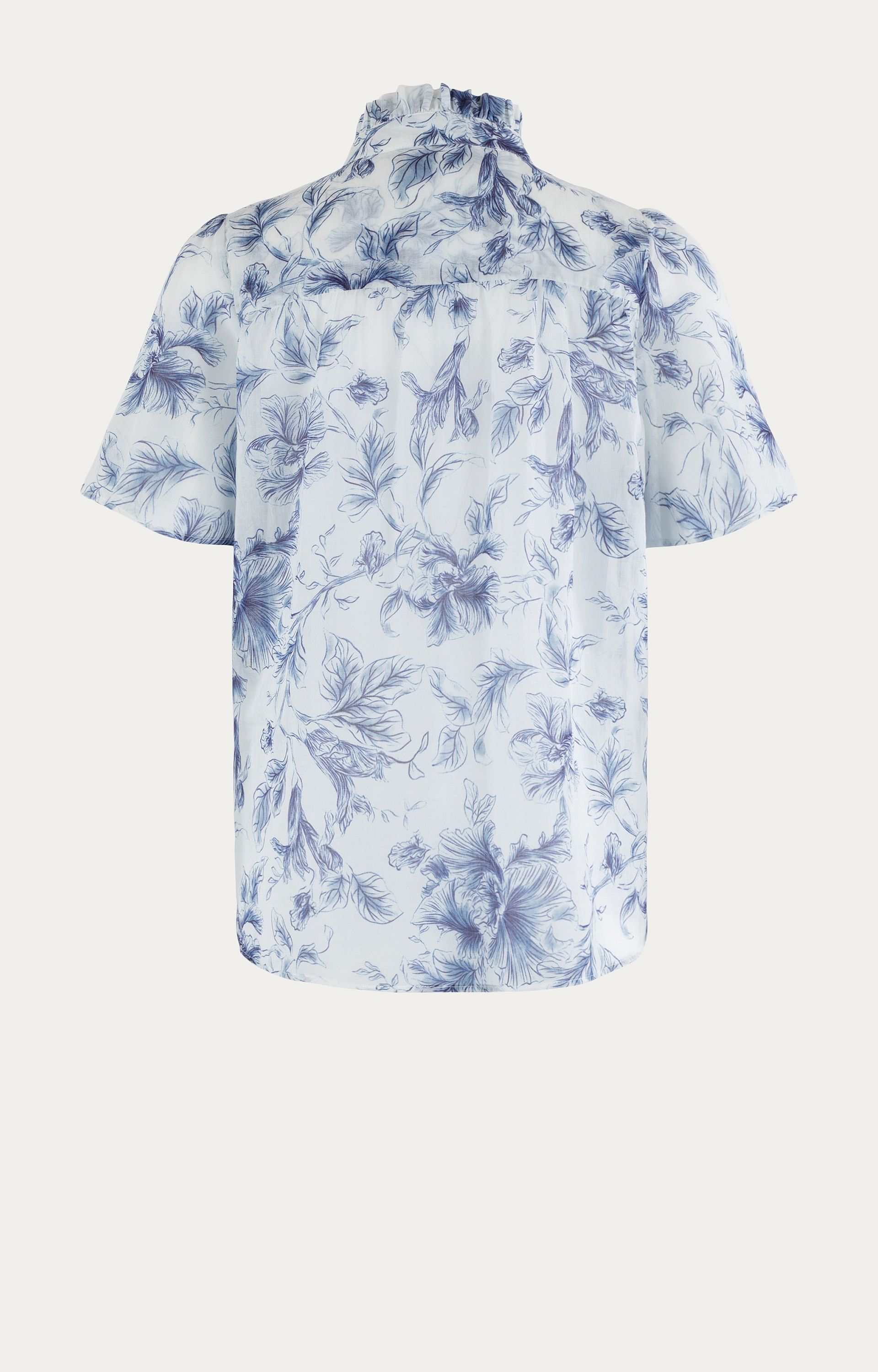 Blouse met bloemenprint