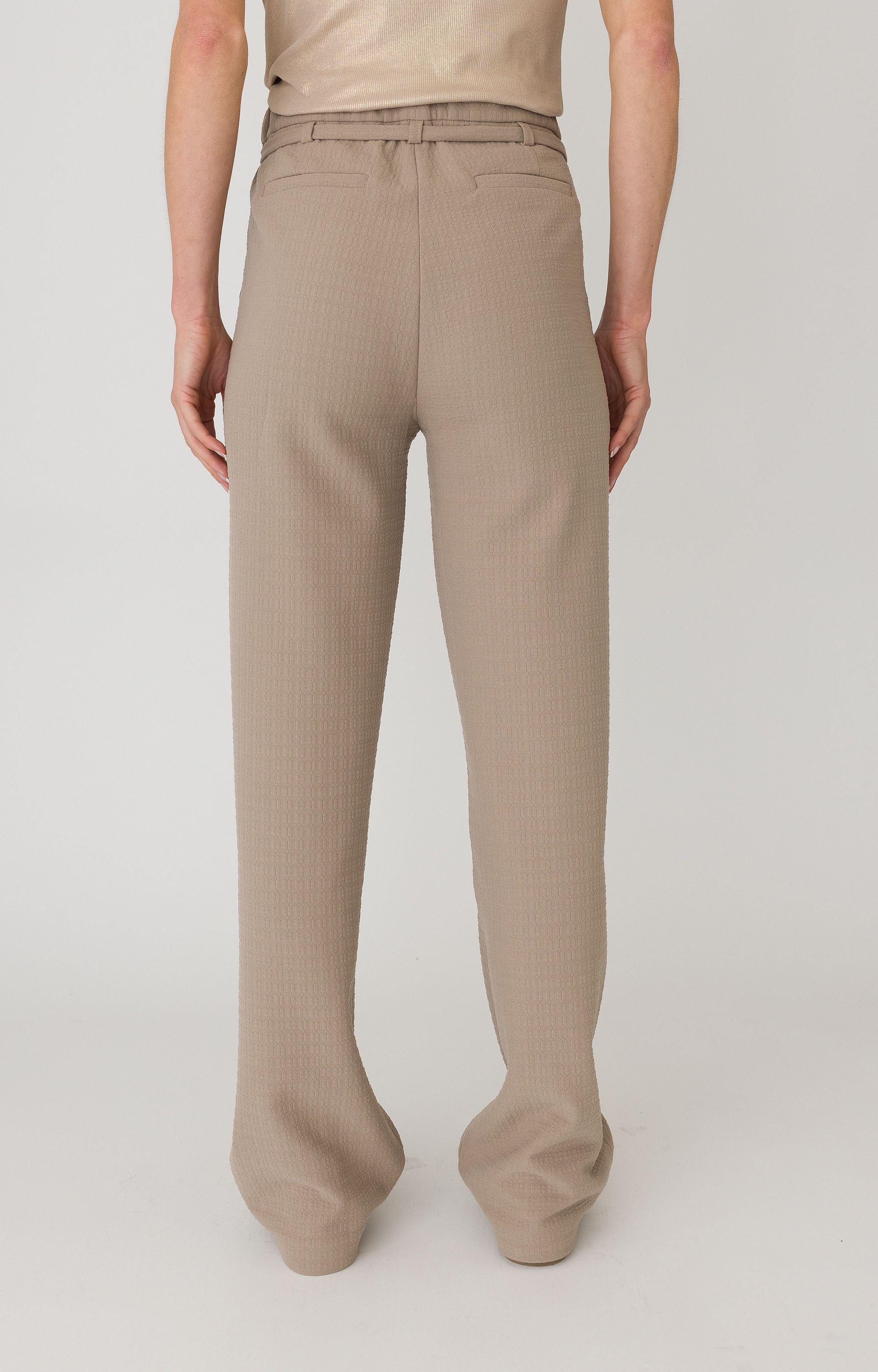 Broek met structuur