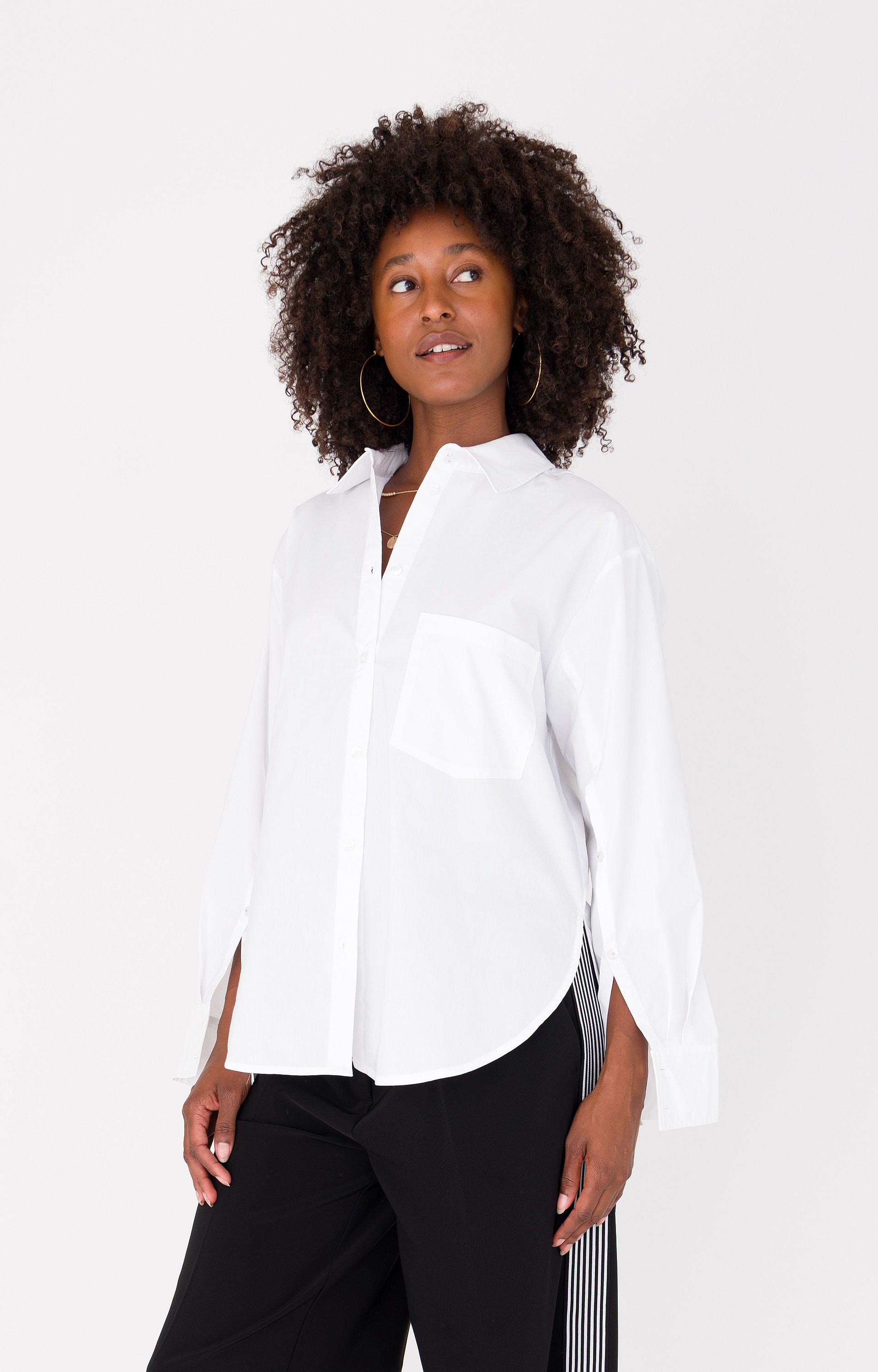 Blouse met borstzak