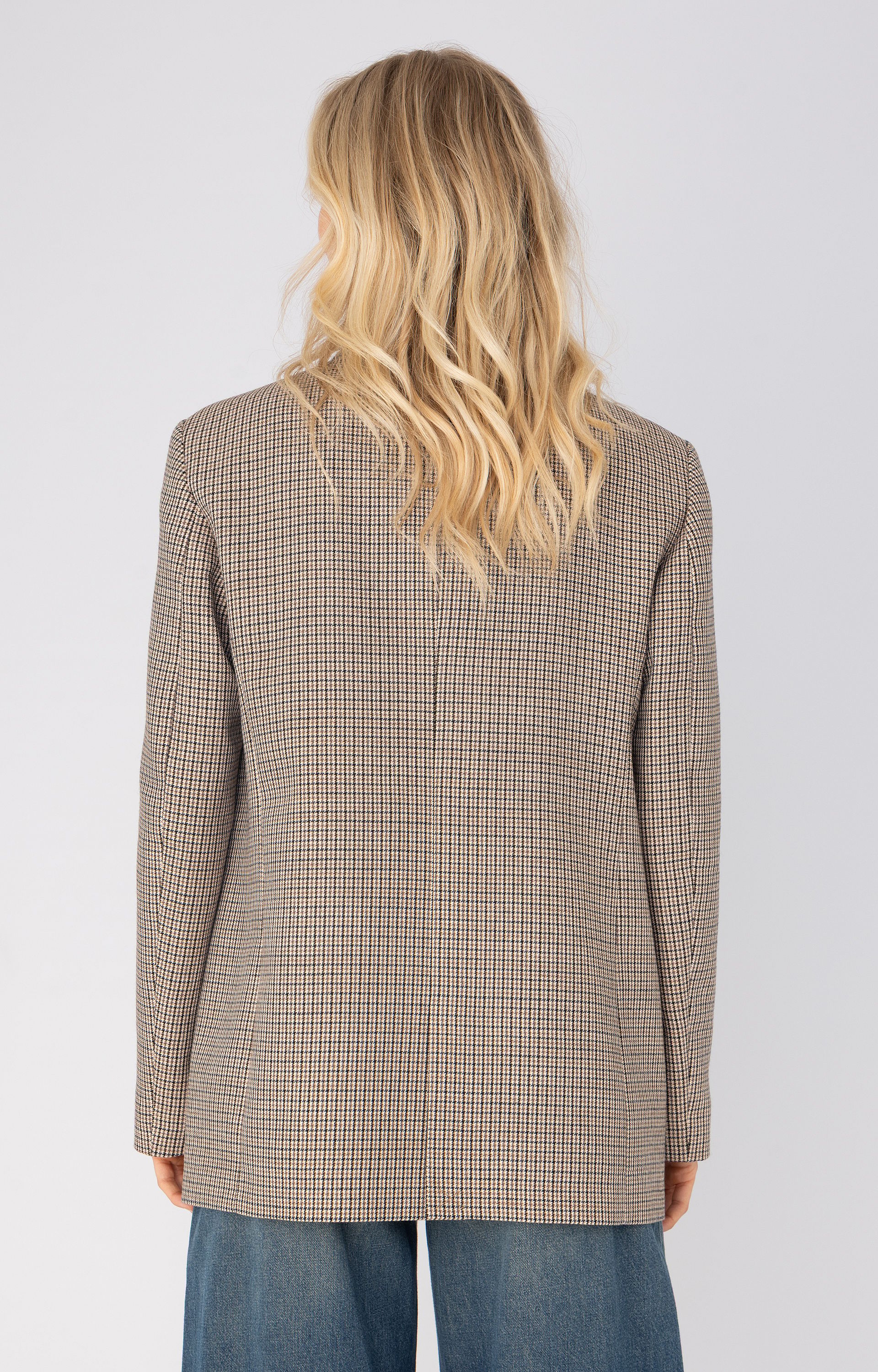 Blazer met ruit 