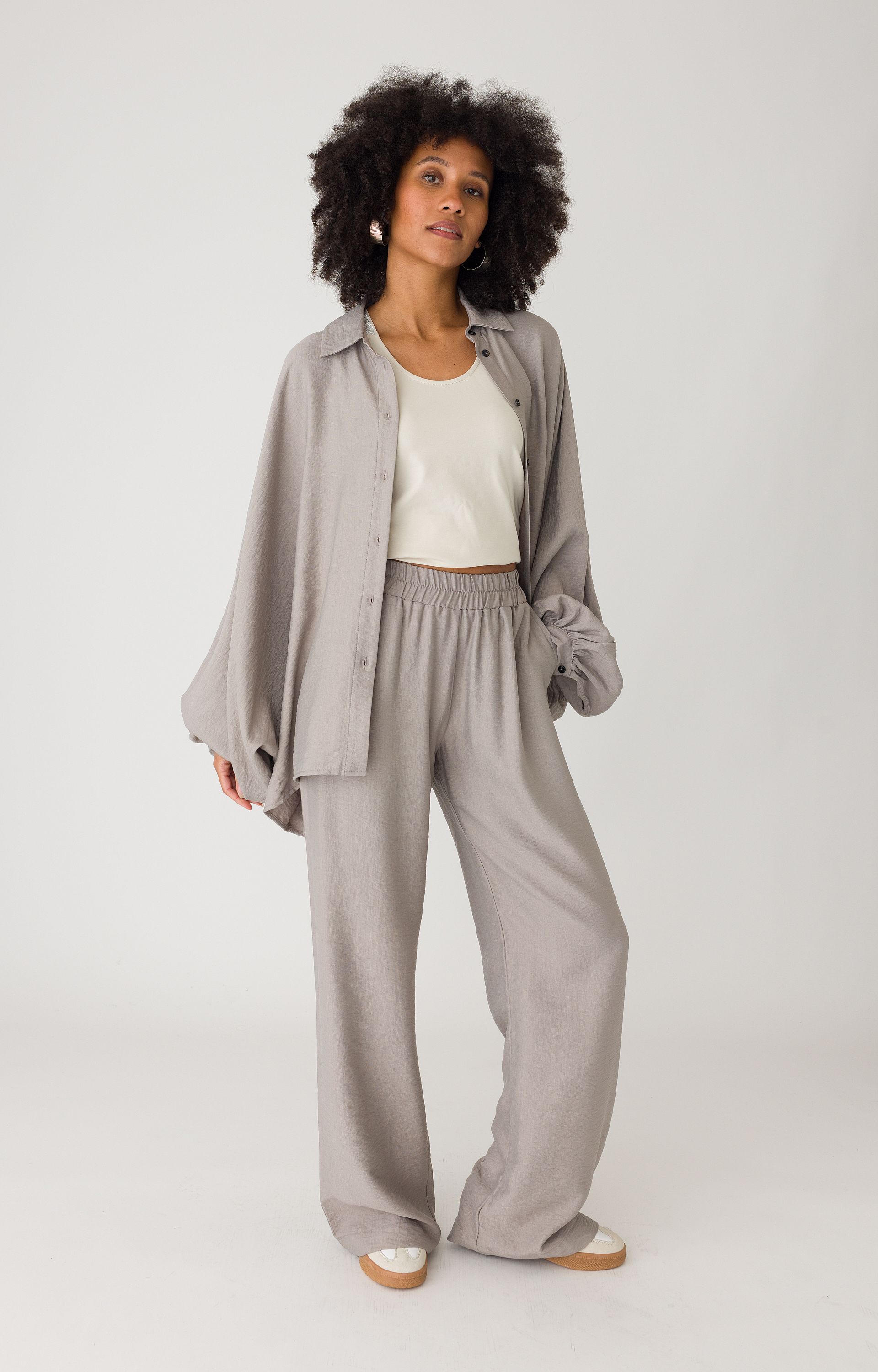 Broek wide leg