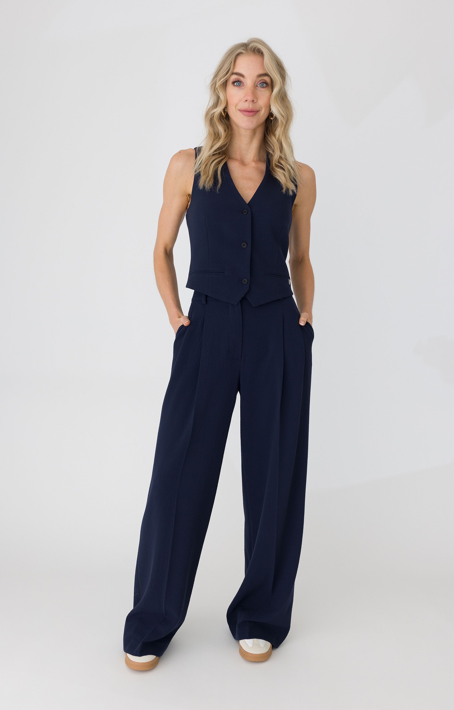 Gilet met structuur