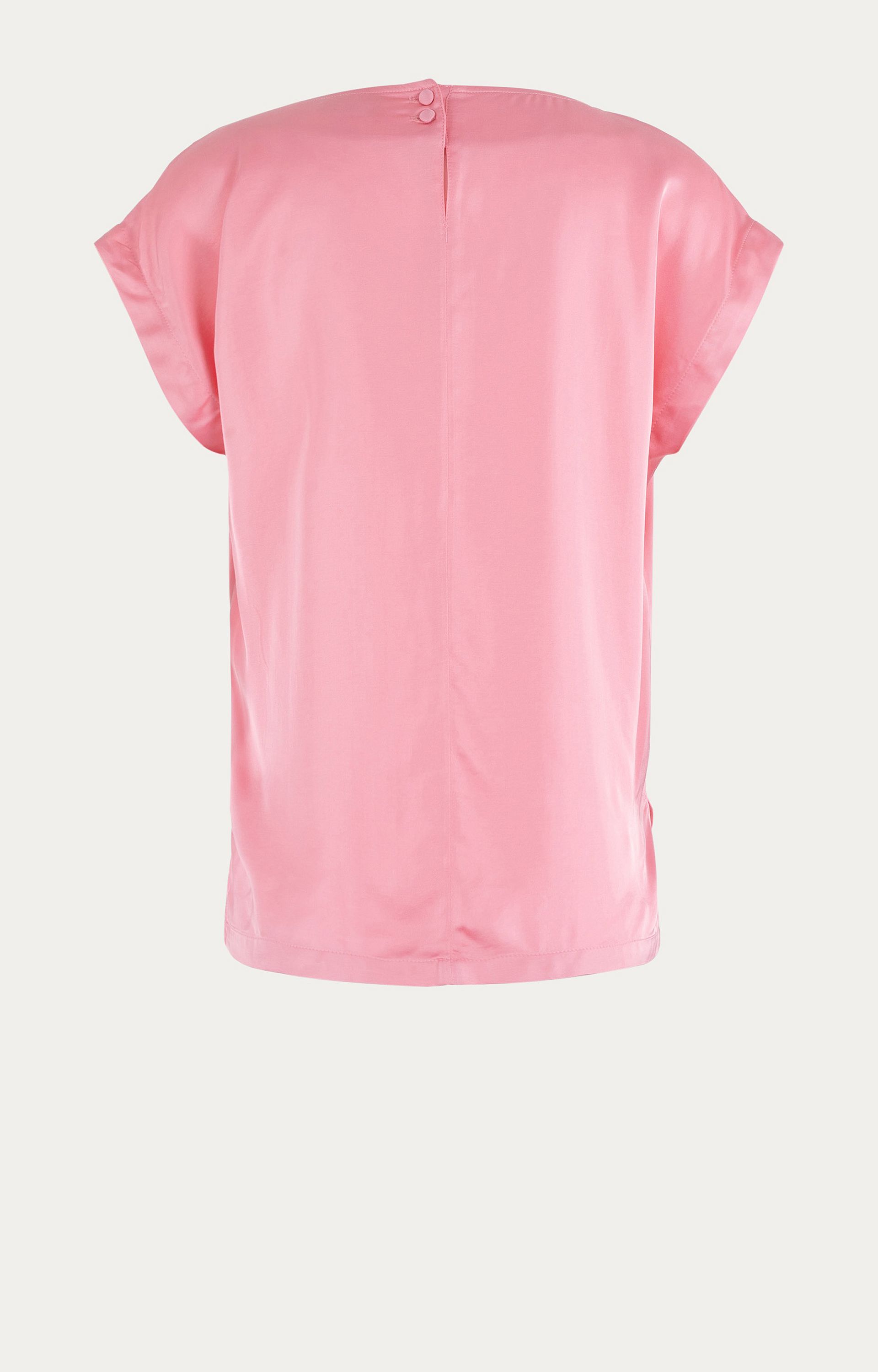Blousetop met satijnlook