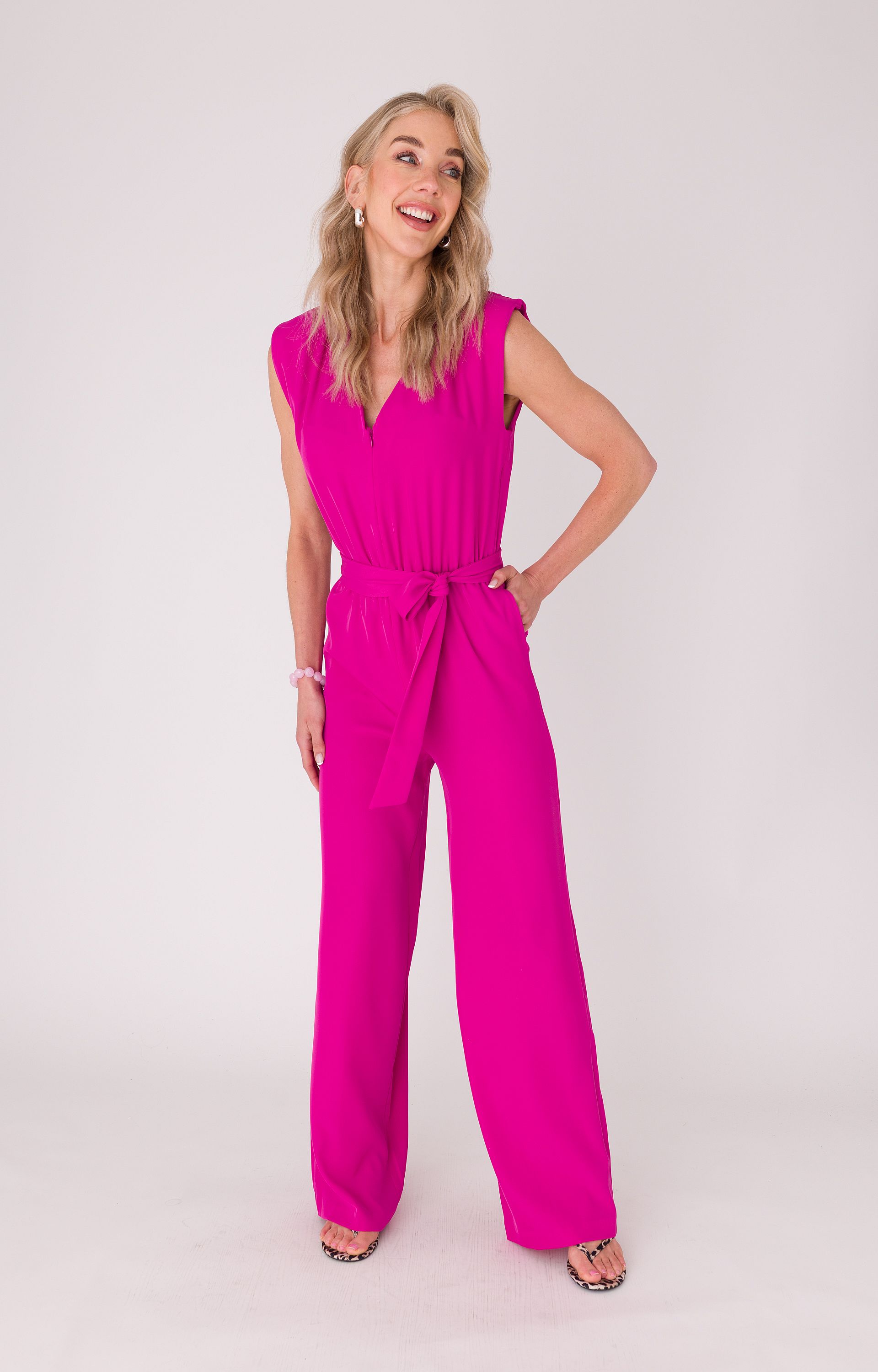 Jumpsuit met ceintuur