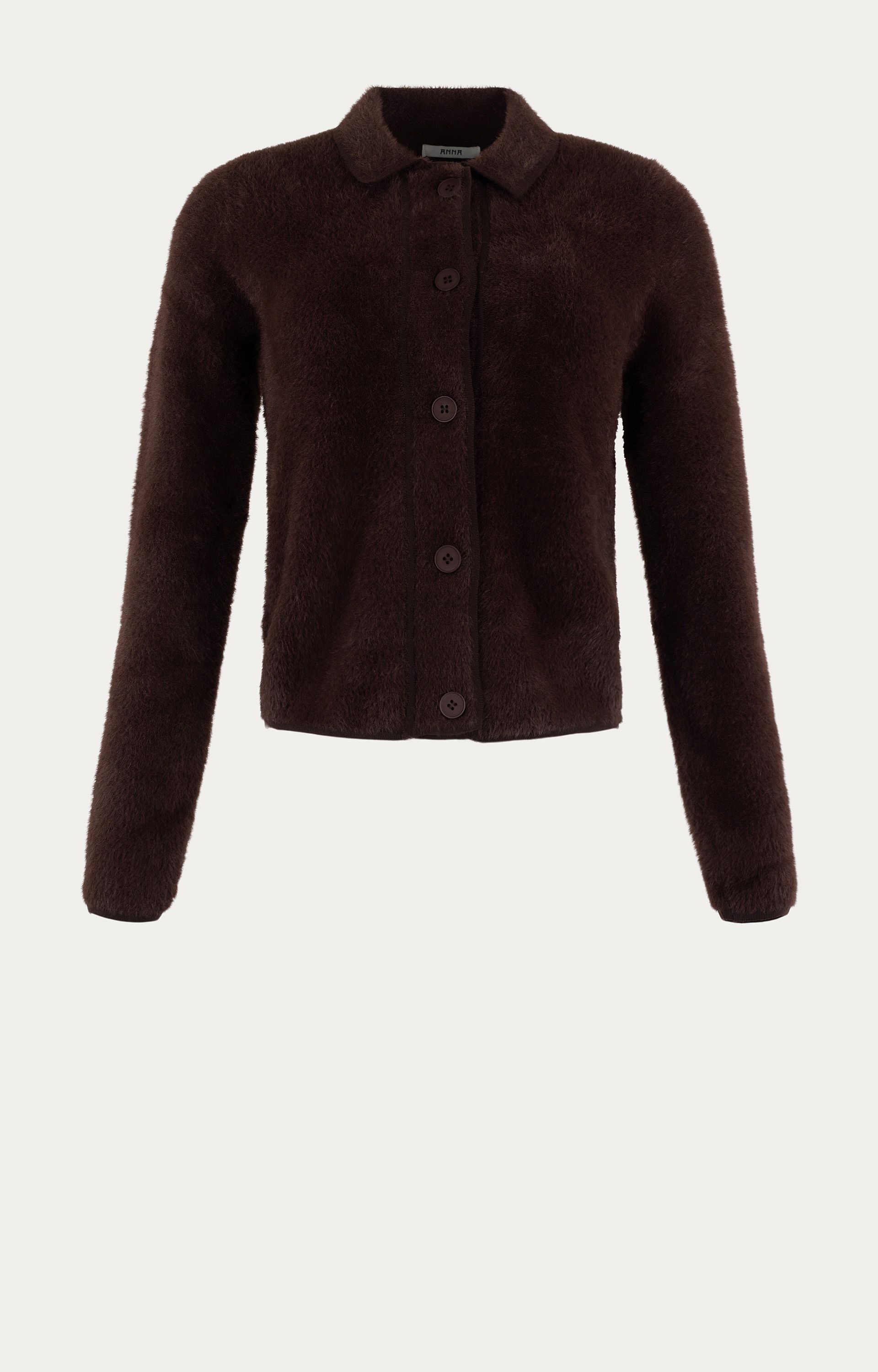 Vest met furstructuur 