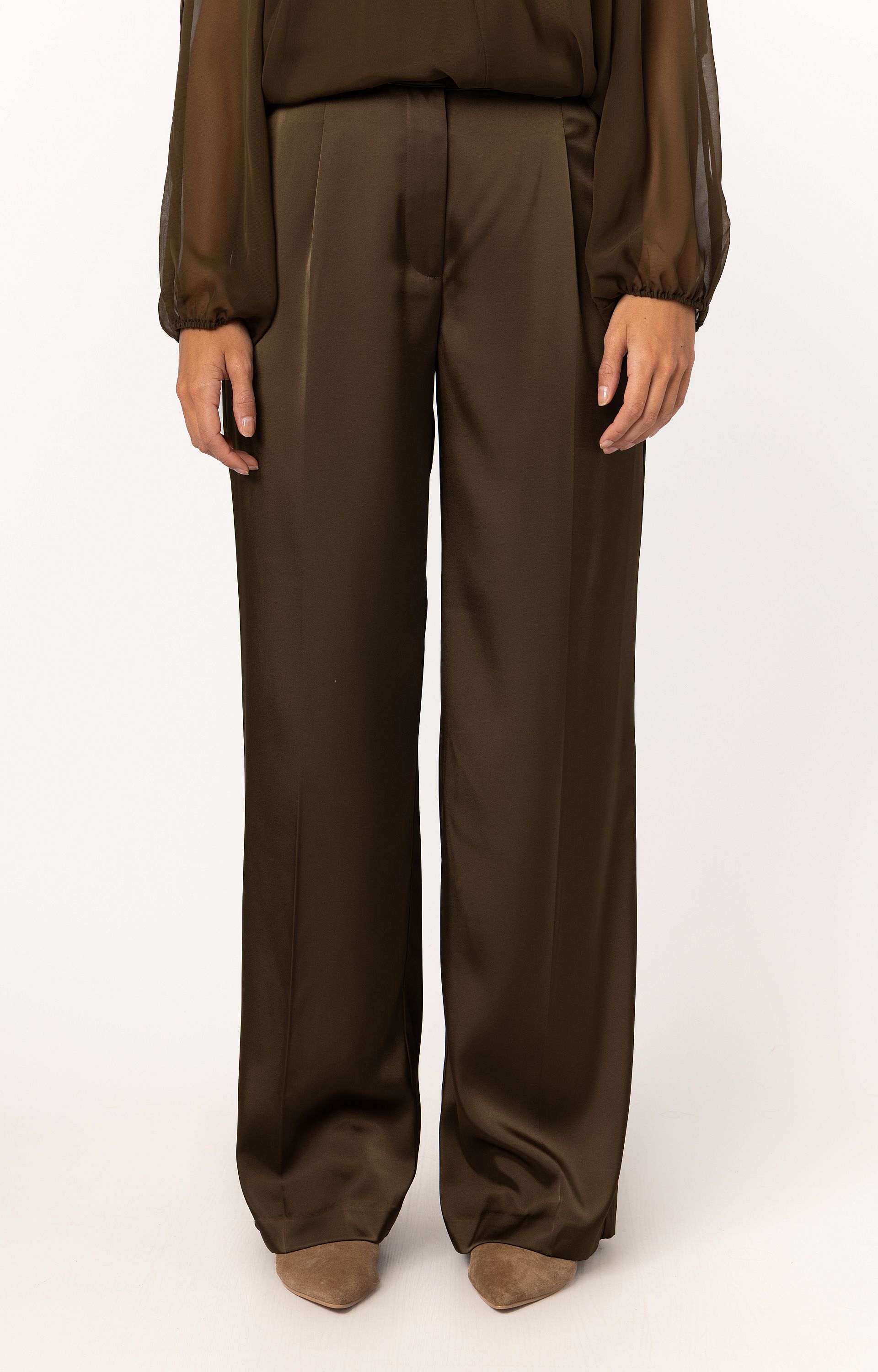 Satijnen pantalon Jules
