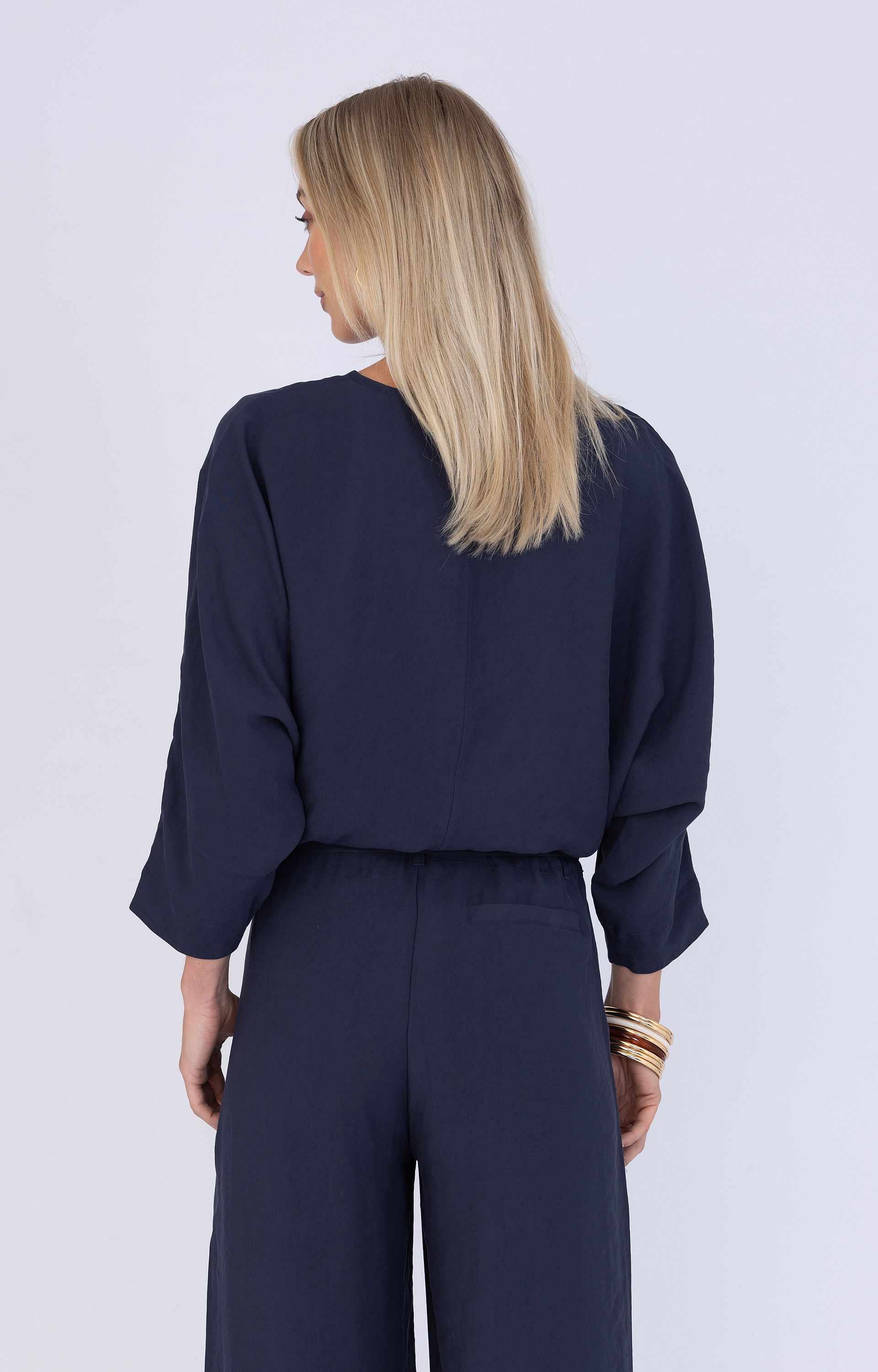 Blouse met strikdetail 