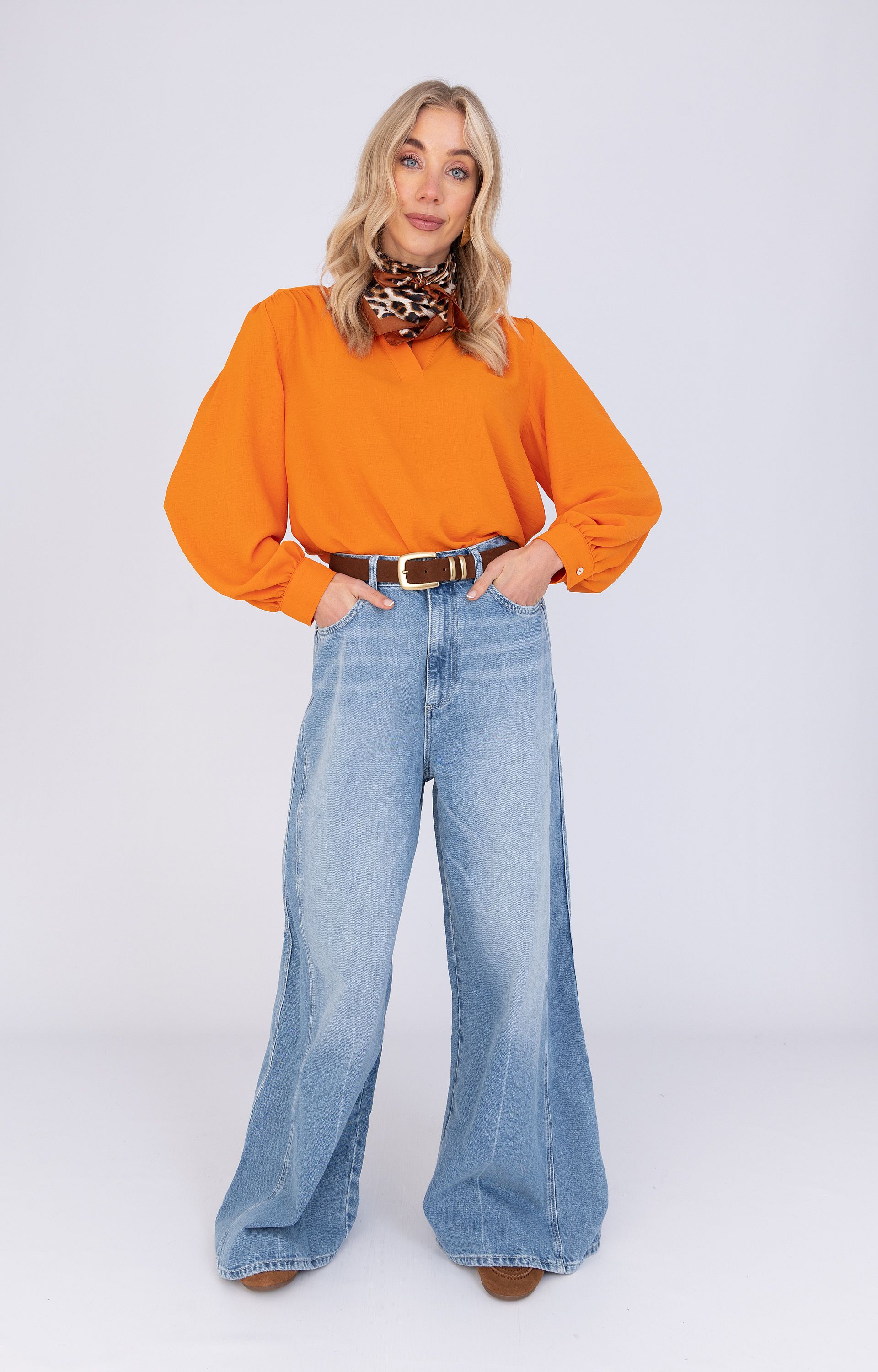 Blouse met structuur