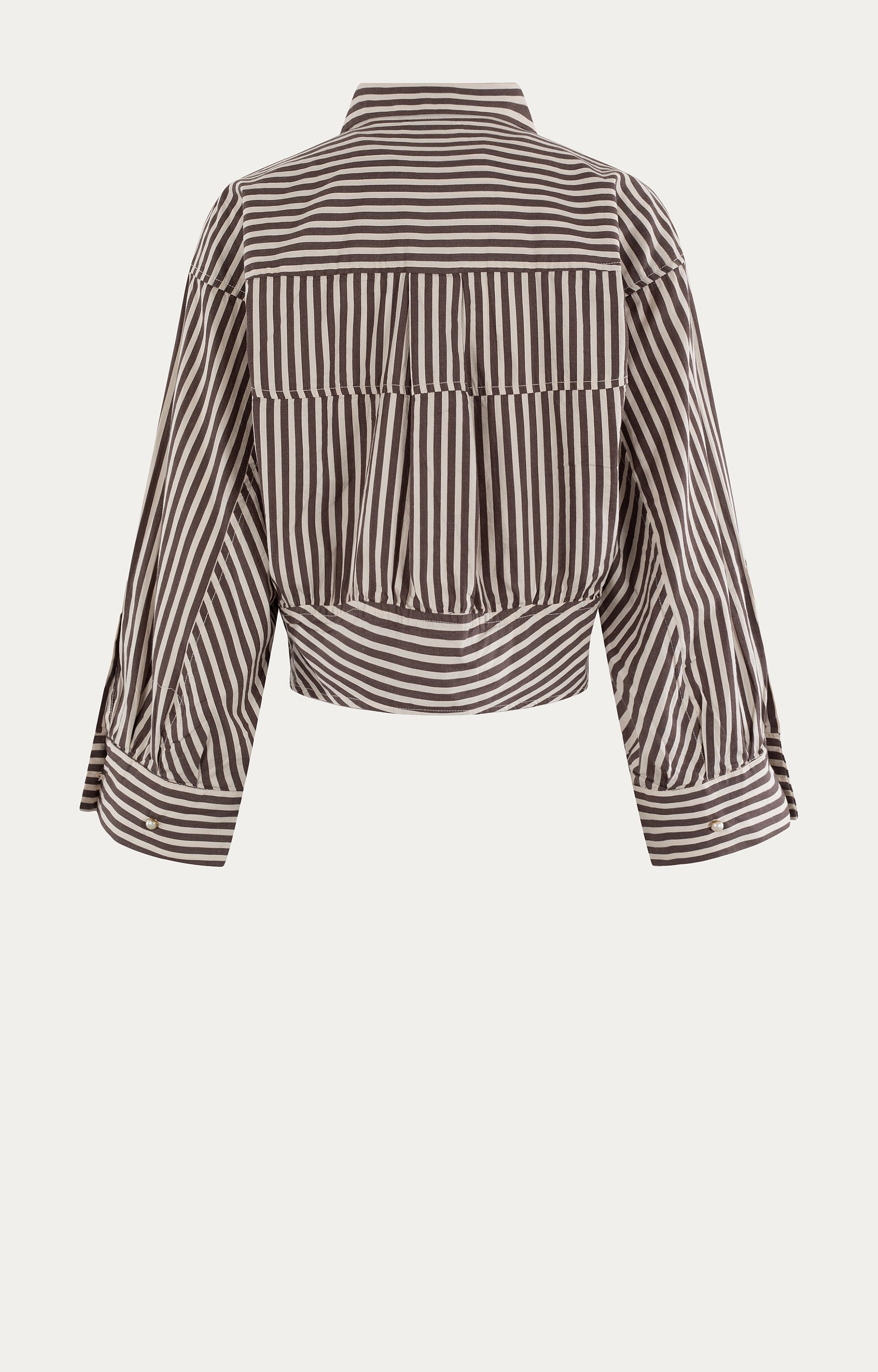 Blouse met streepdessin