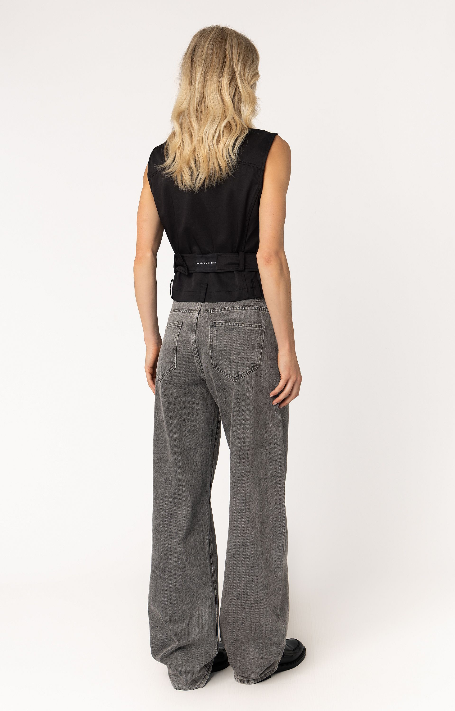 Jeans barrel grey