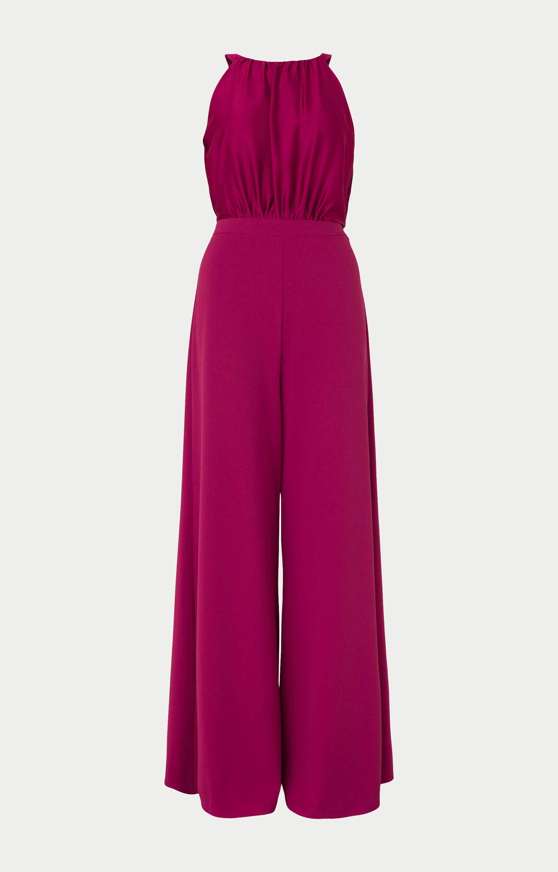Jumpsuit met satijnlook 
