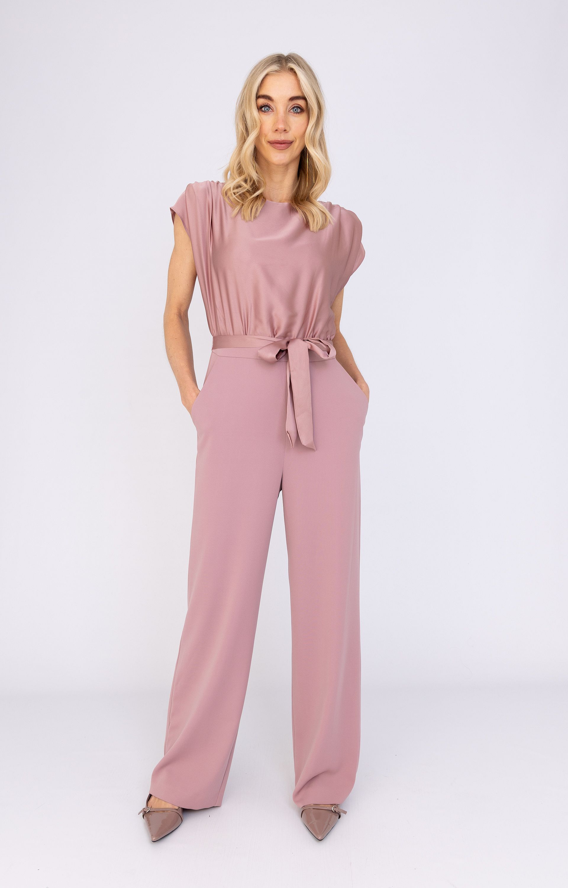 Satijnen jumpsuit