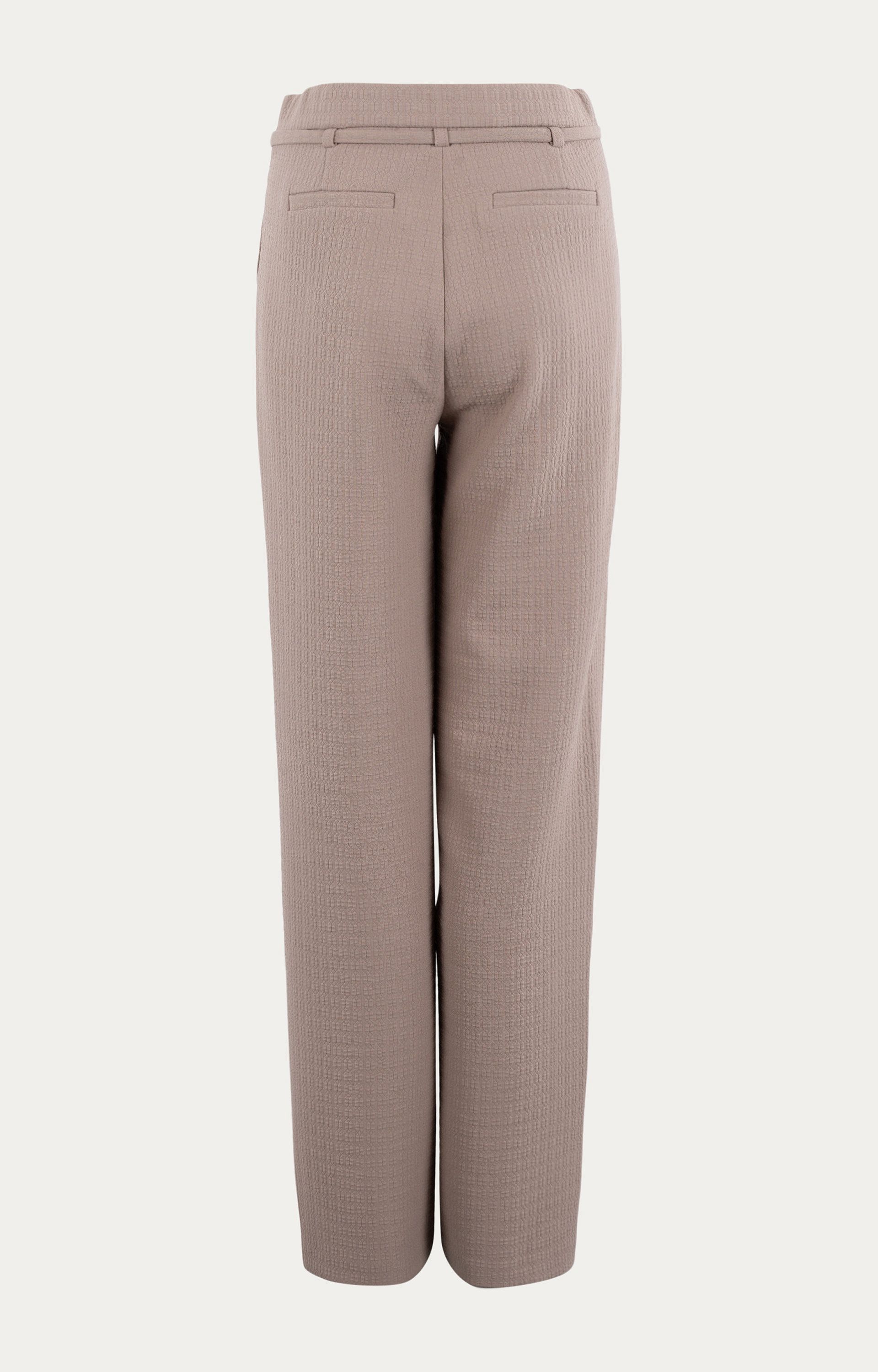 Broek met structuur