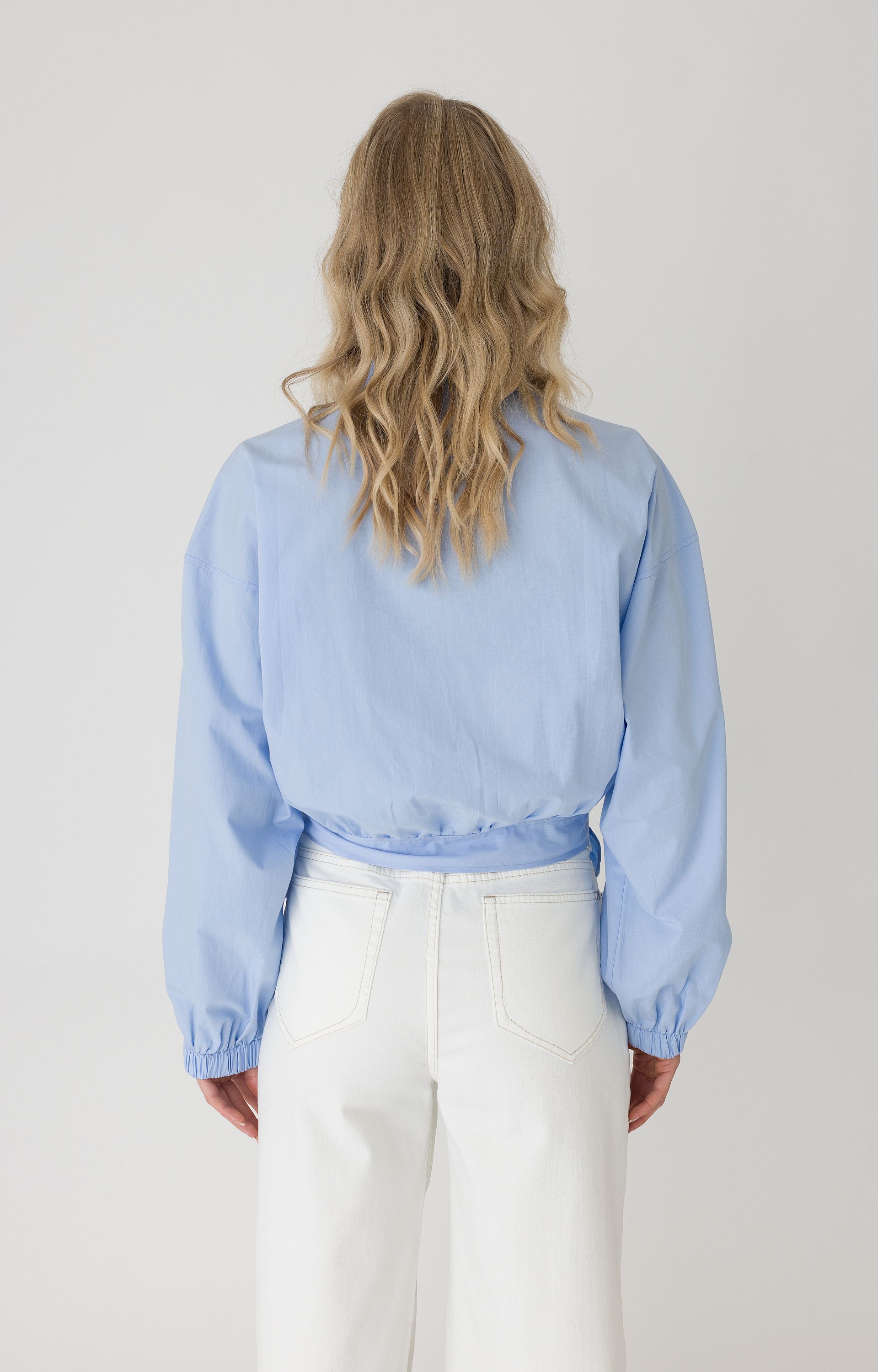 Blouse met strikdetail