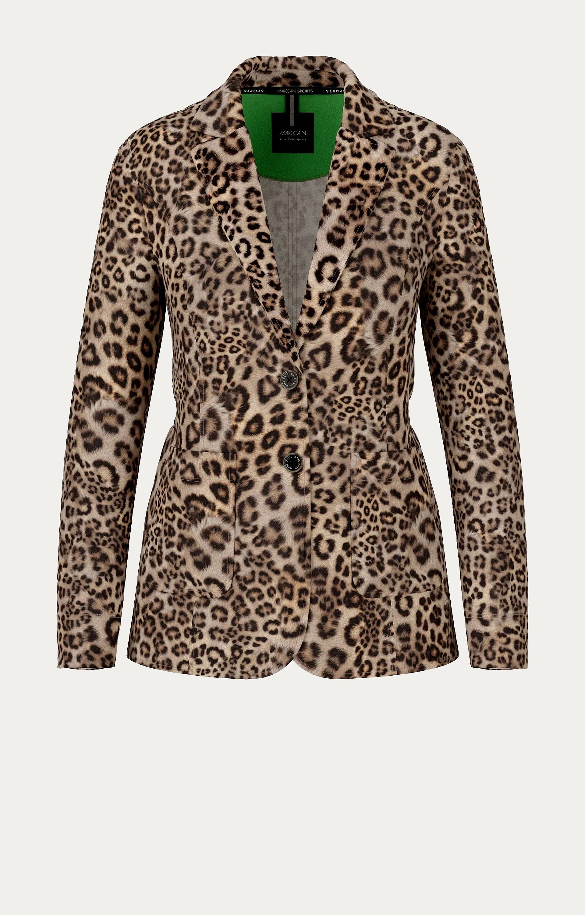 Blazer met luipaardprint