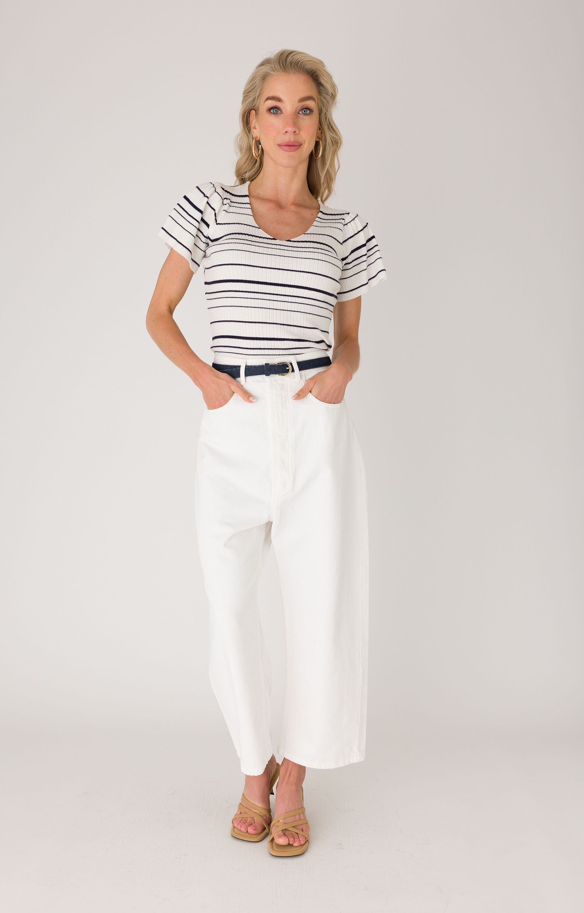Pullover met ribstructuur