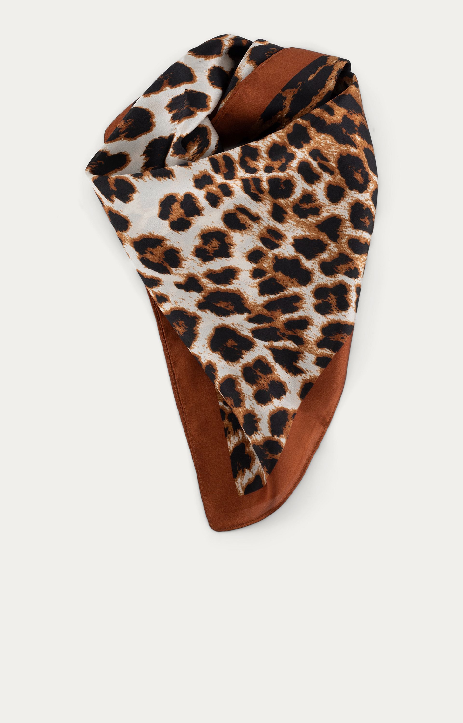 Sjaal met panterprint