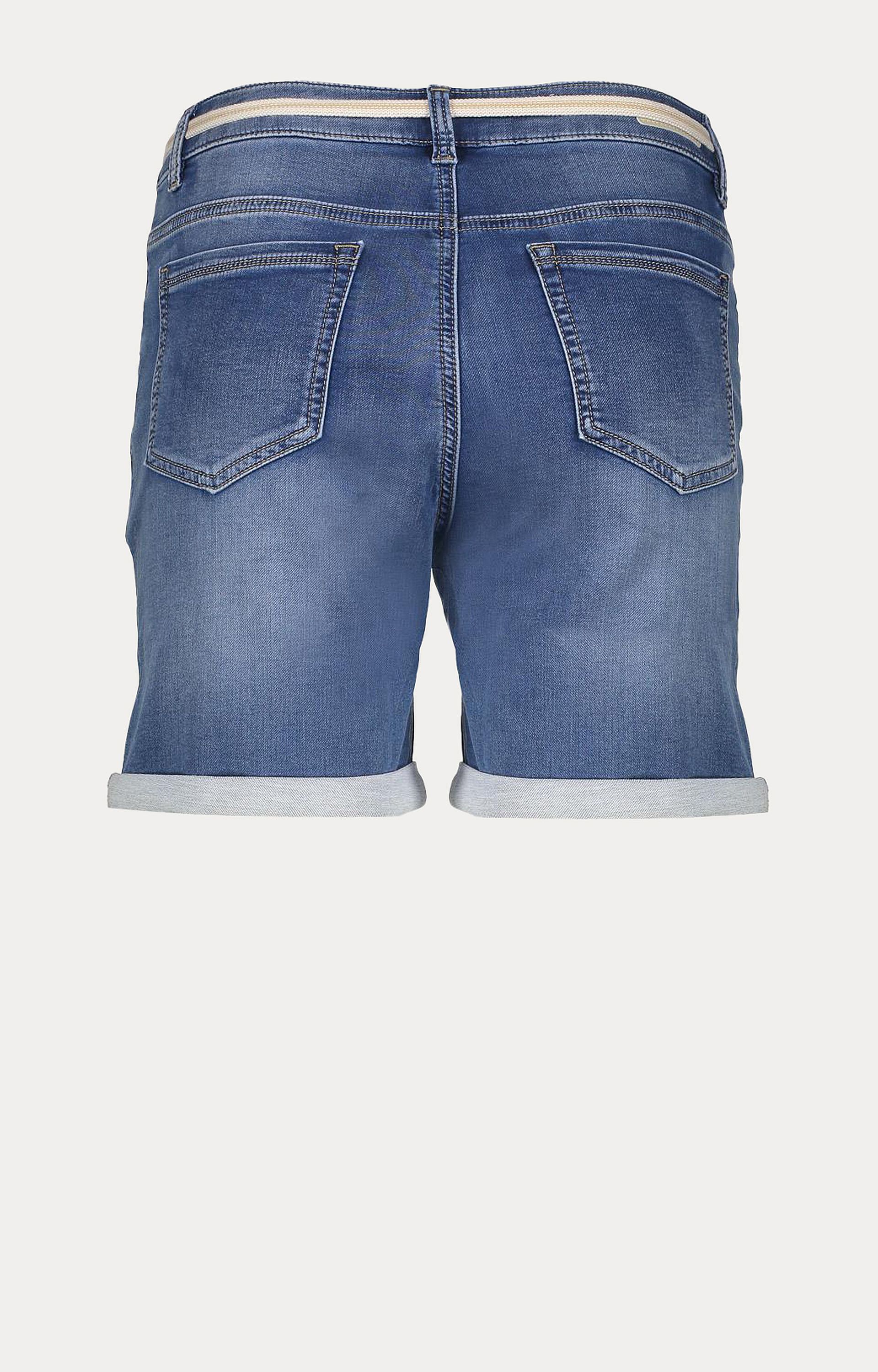 Short dark denim