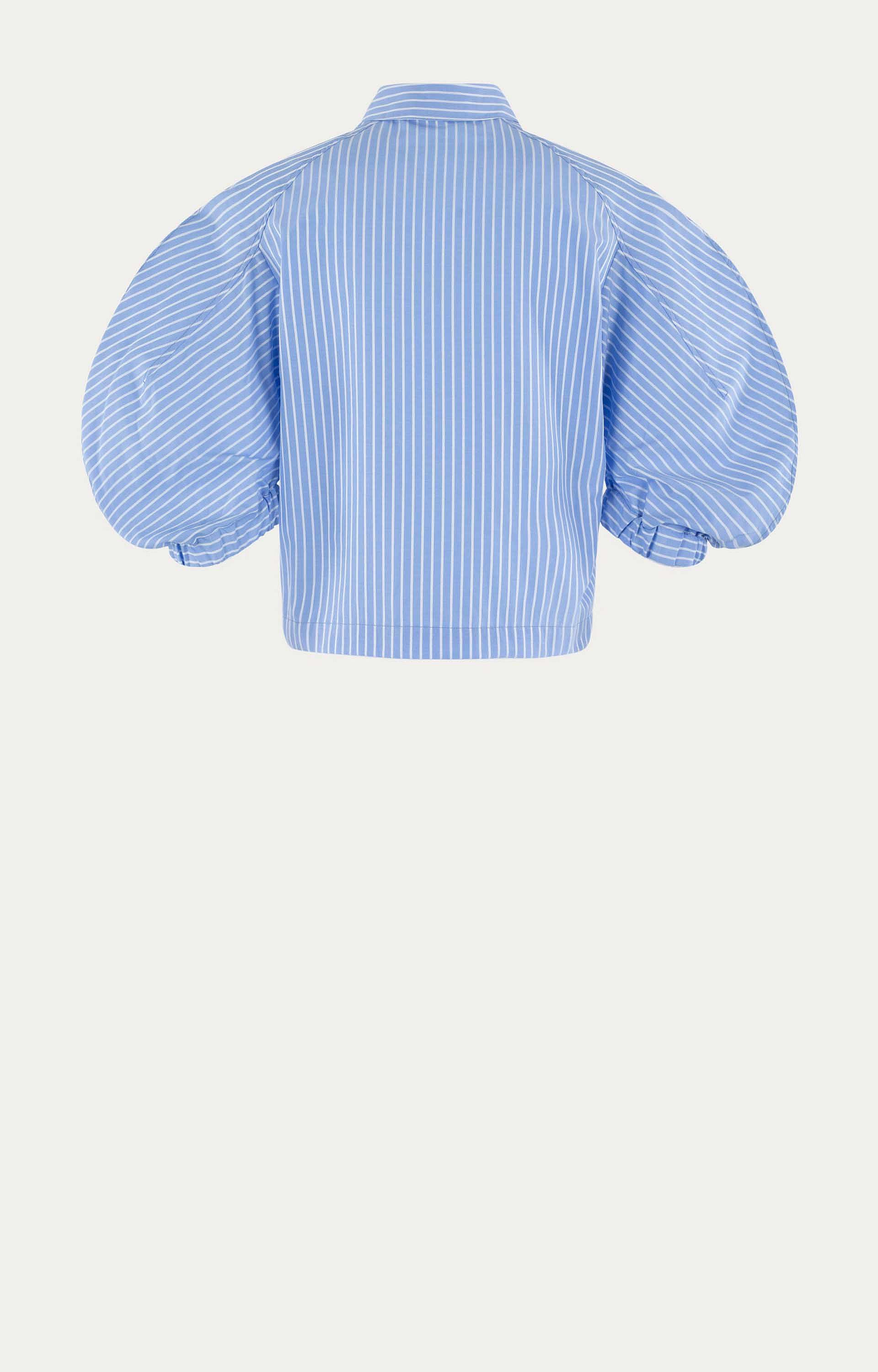 Blouse met pofmouwen