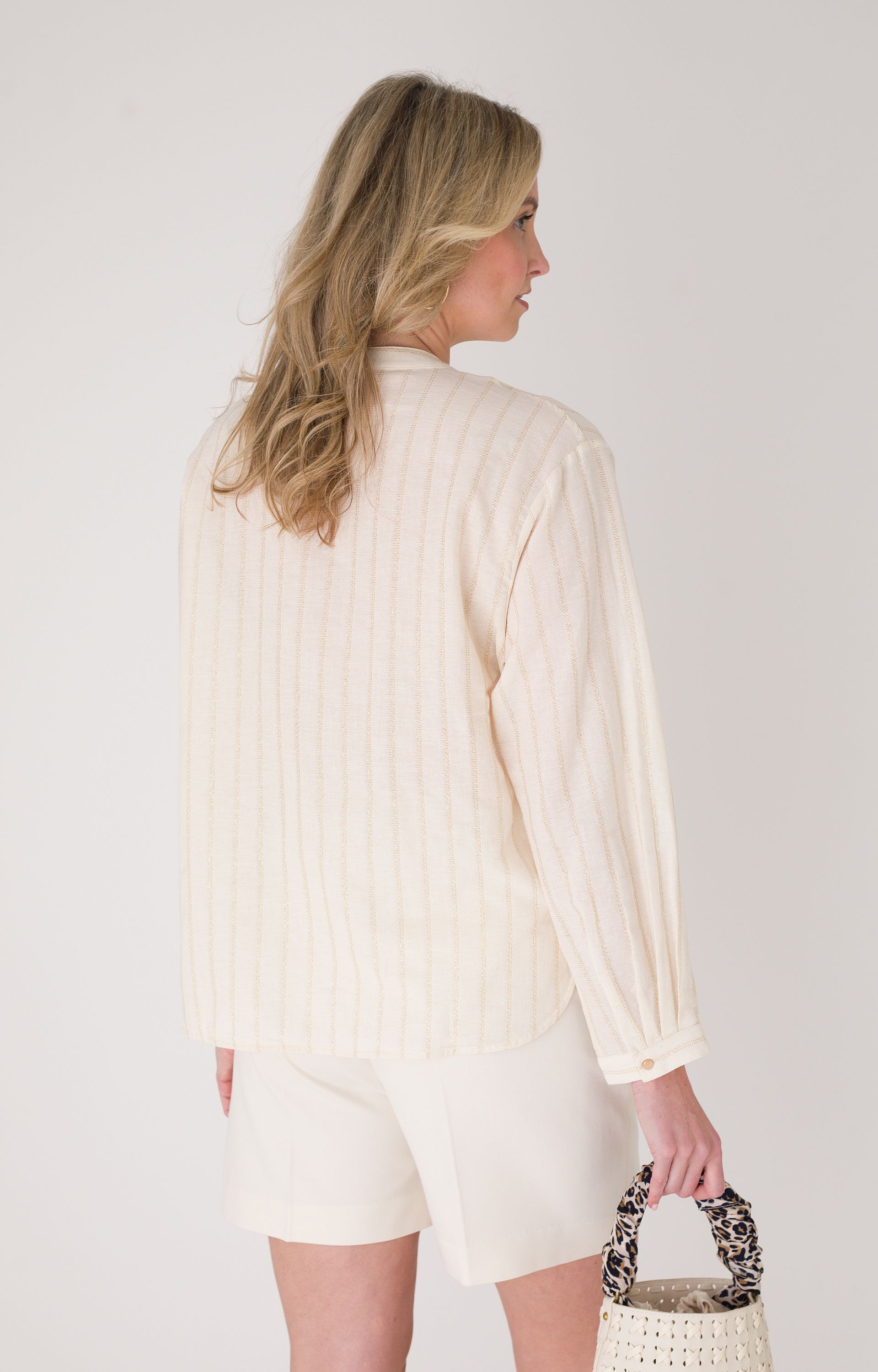 Blouse met streep