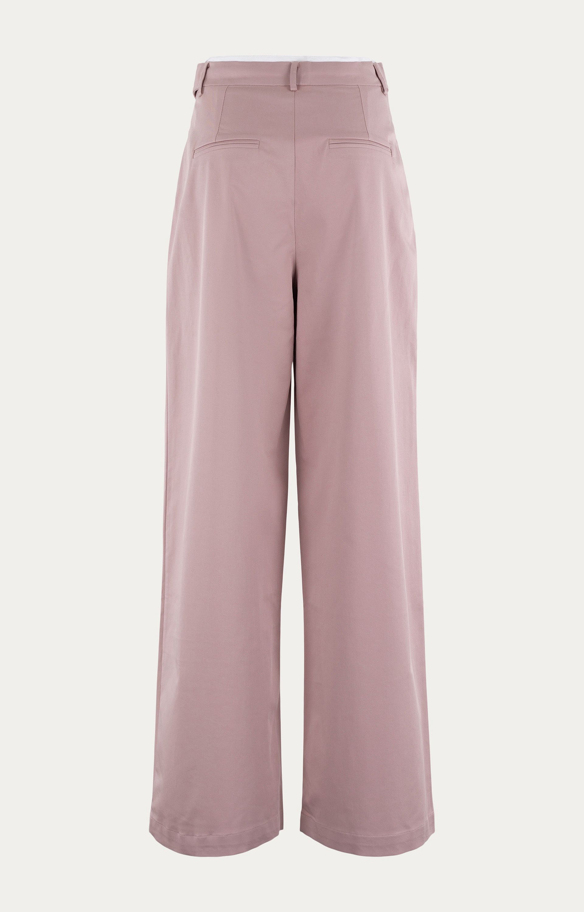 Pantalon met bandplooi
