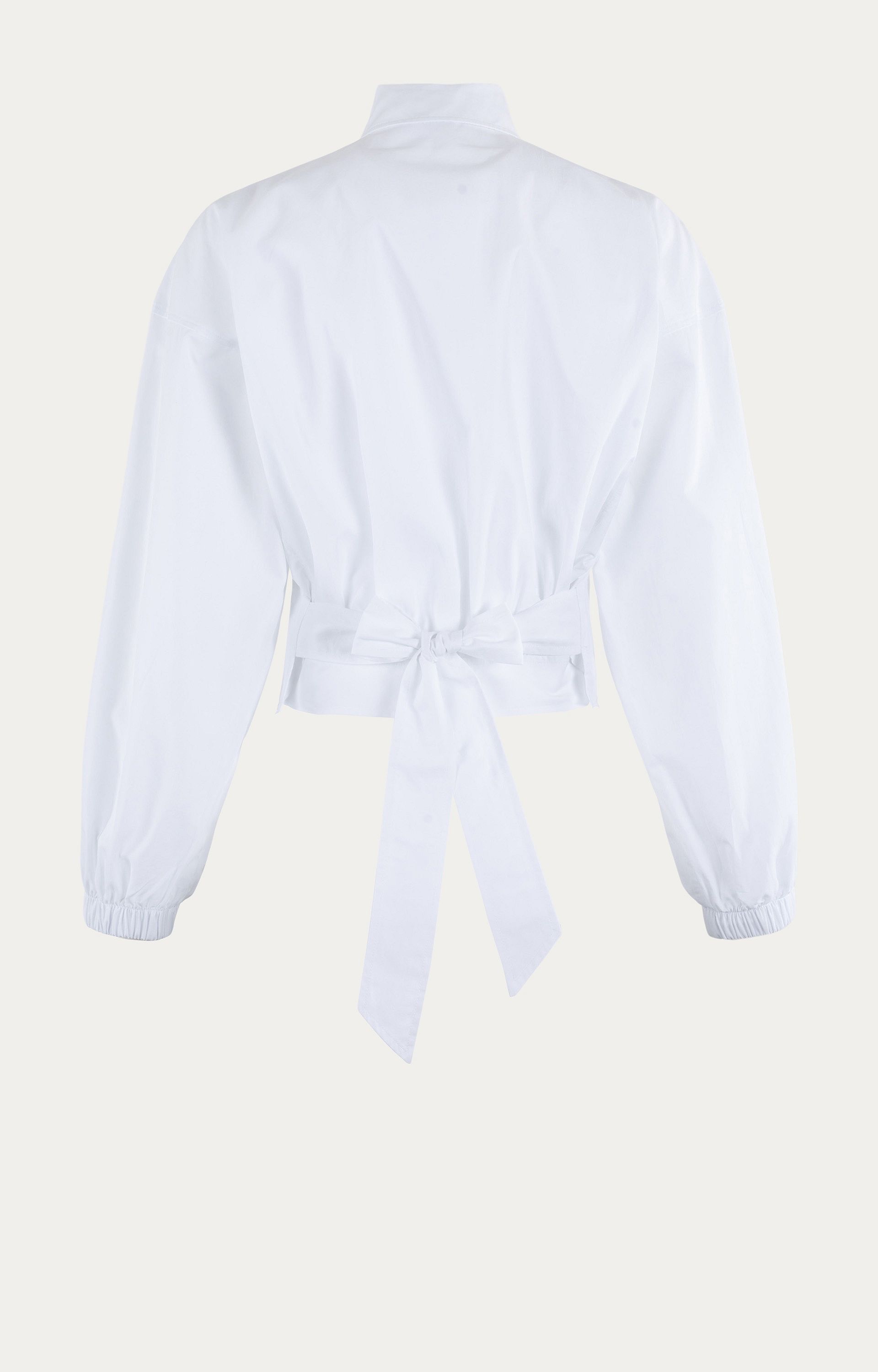 Blouse met strikdetail