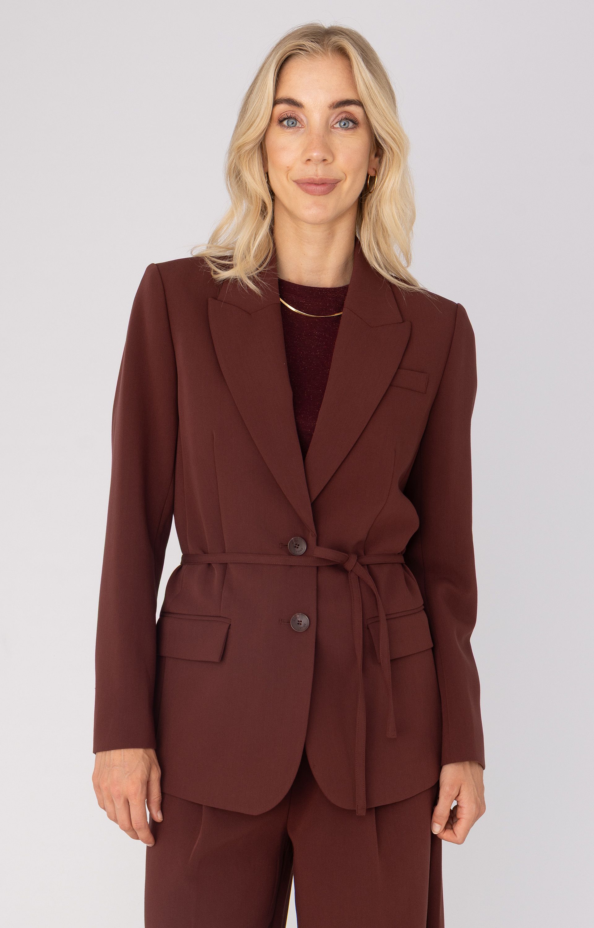 Blazer met ceintuur 