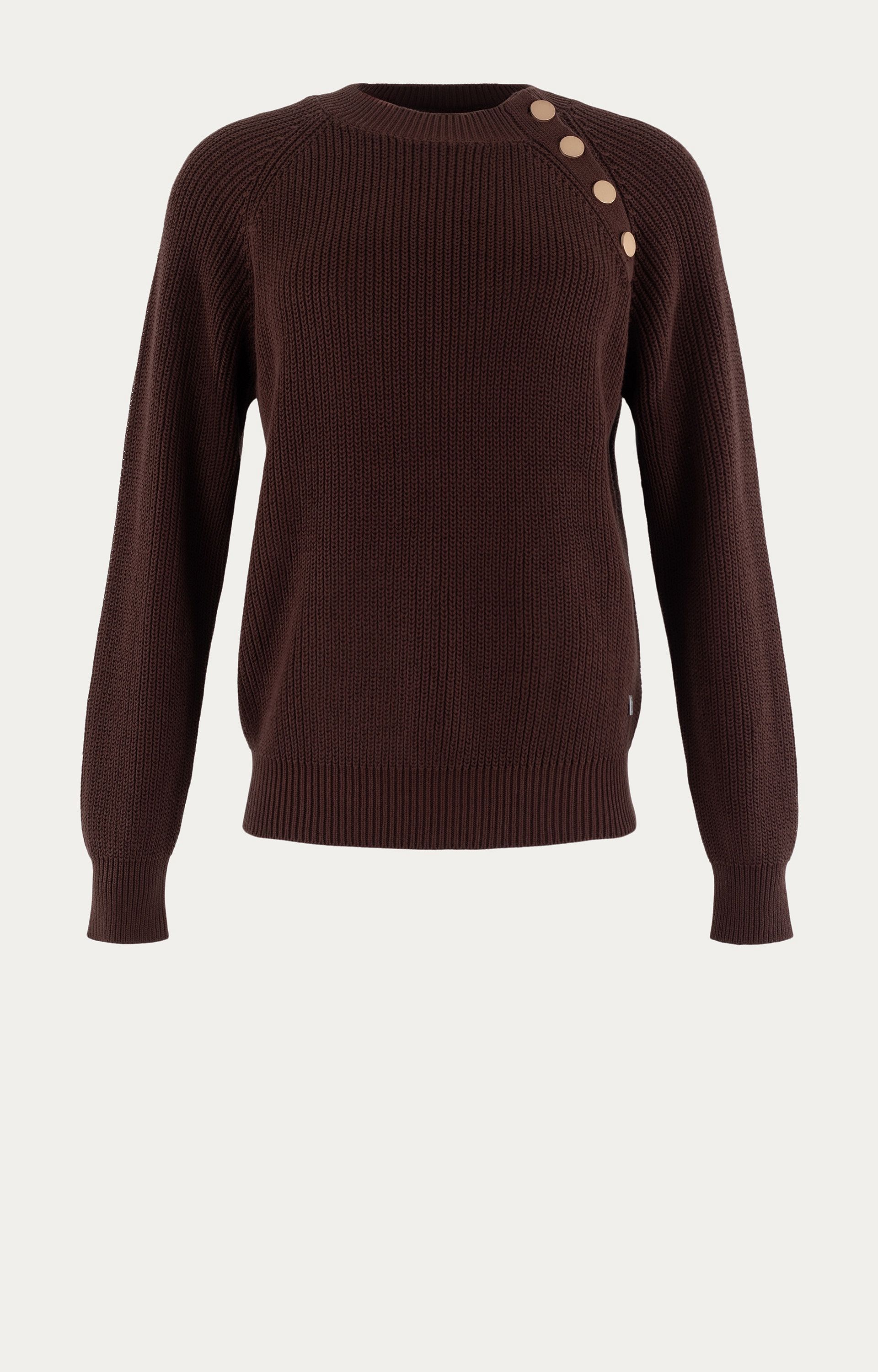 Pullover met knopen