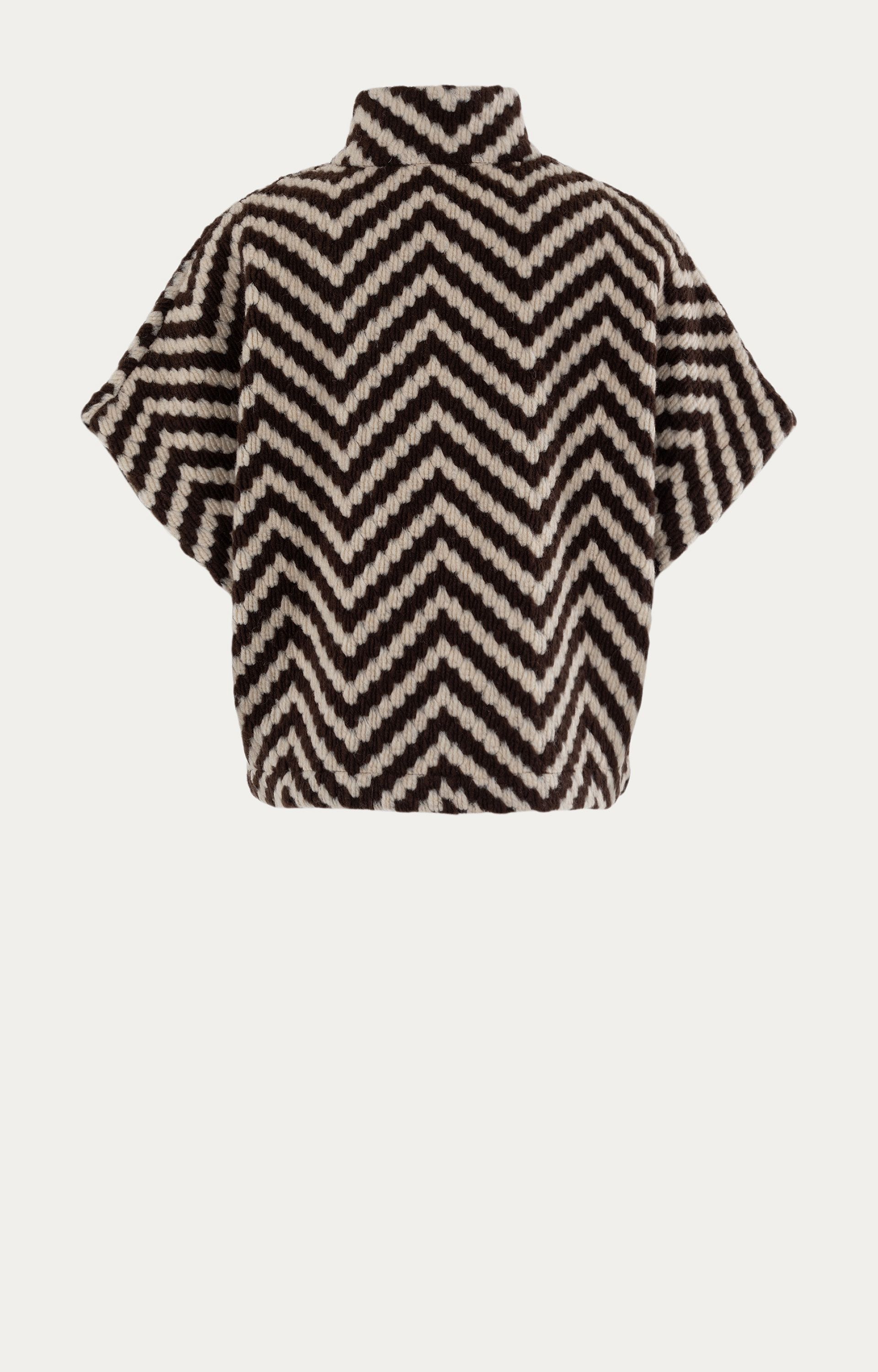 Gilet met zigzagpatroon