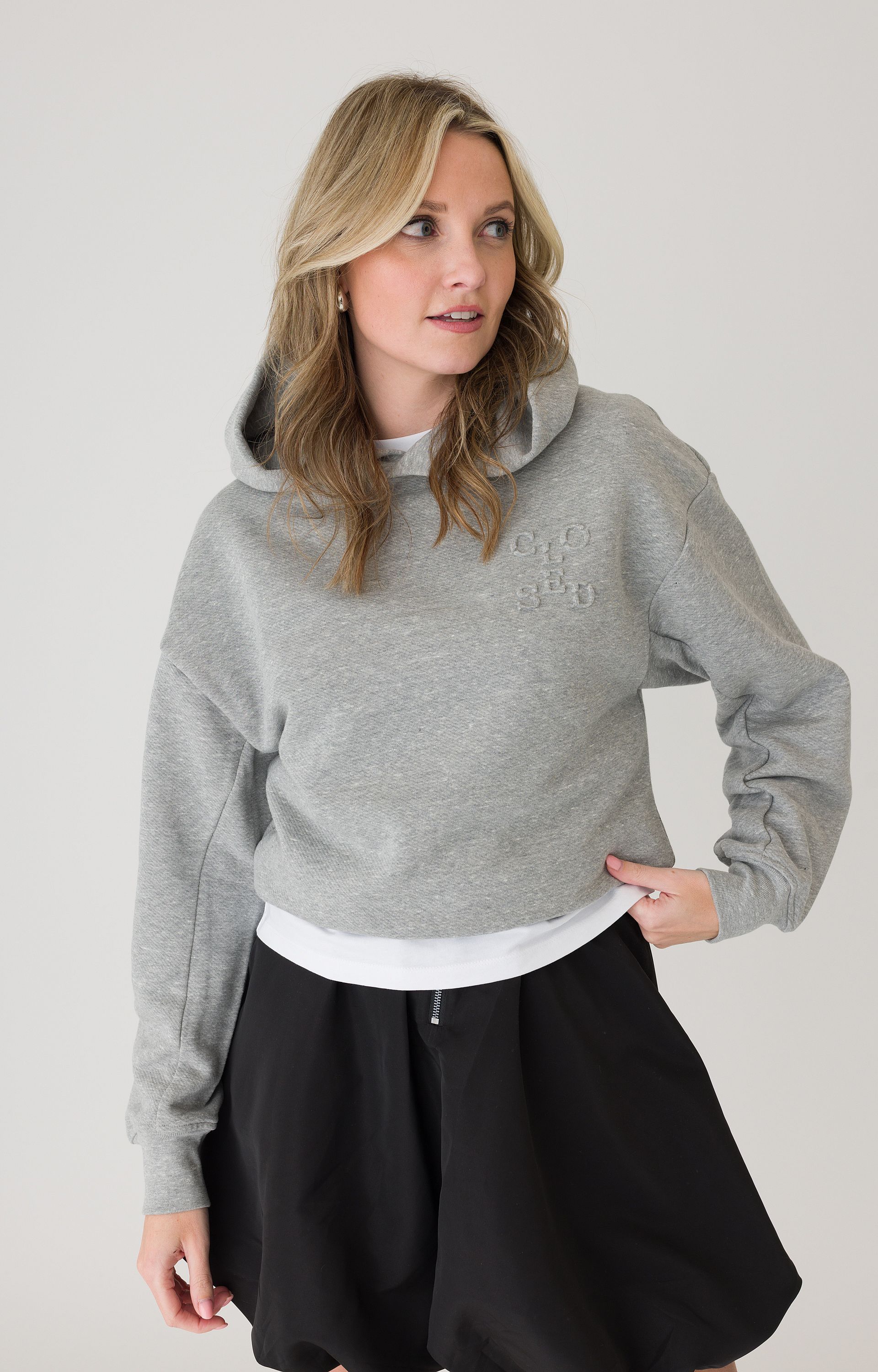 Cropped hoodie