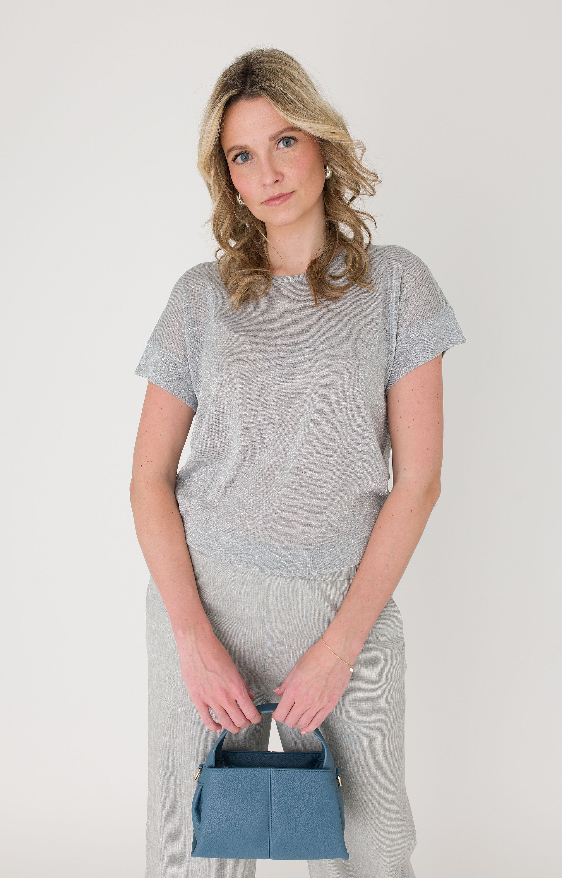 T-shirt met glitter