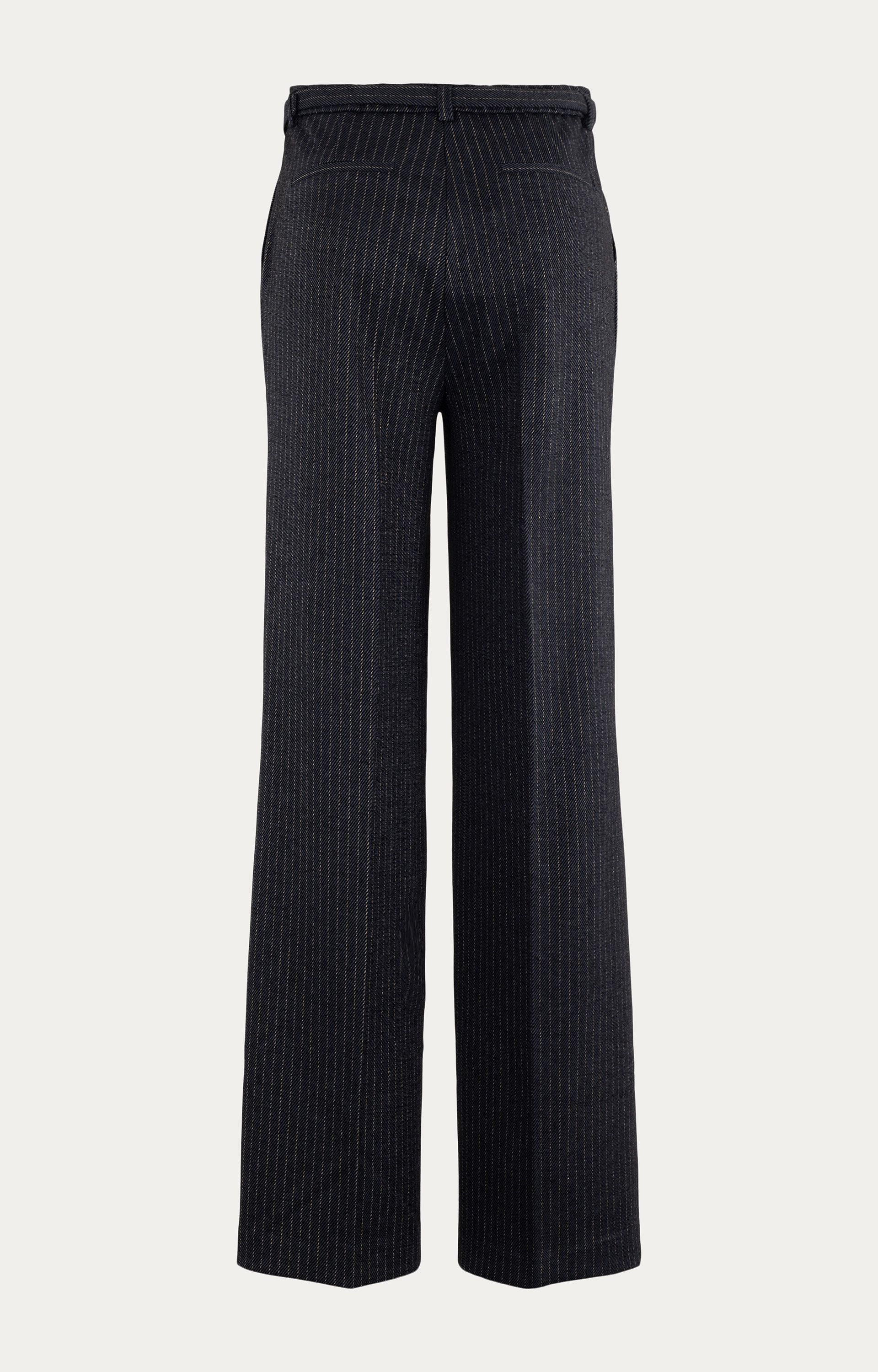 Broek met krijtstreep