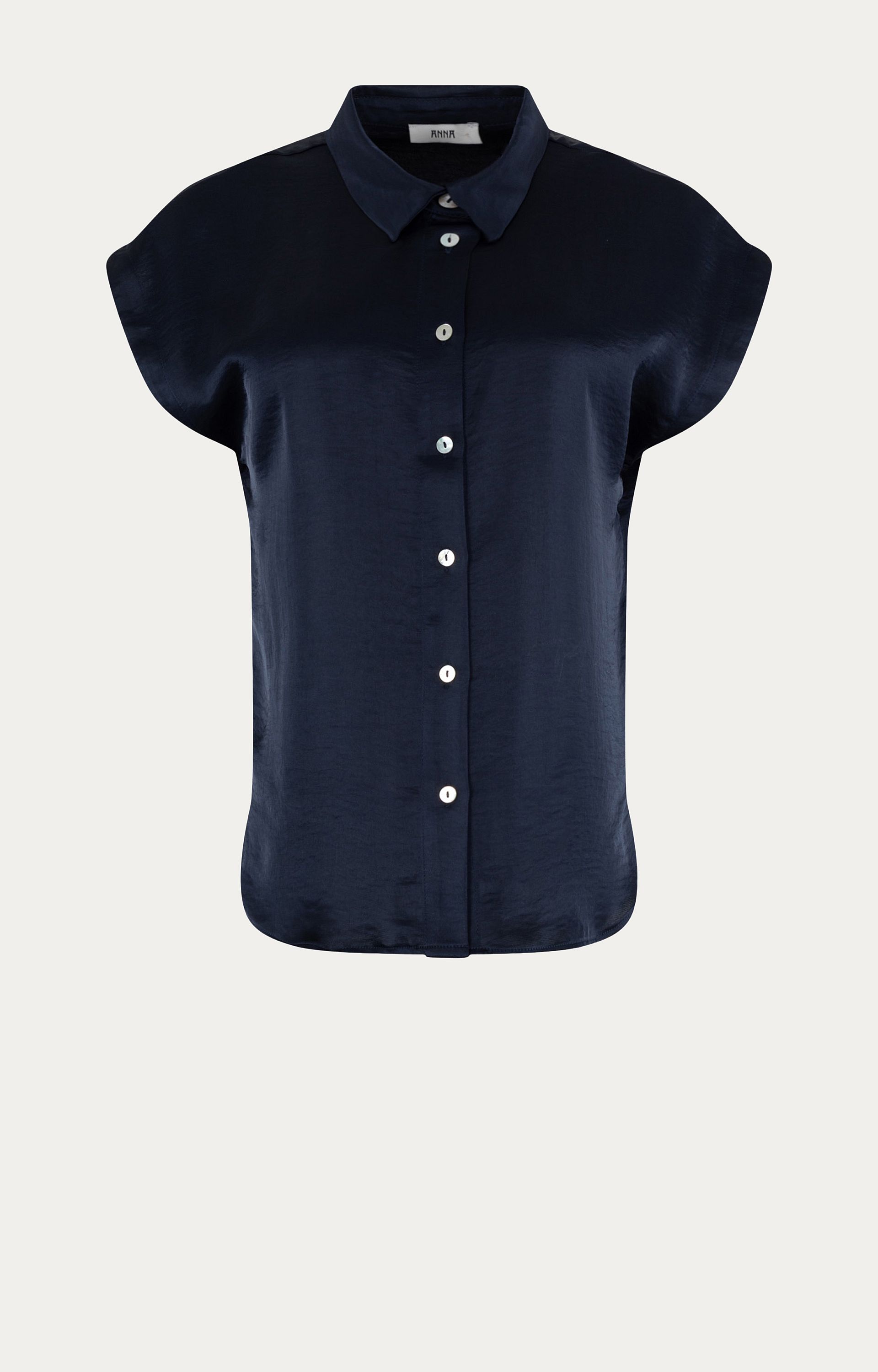 Blouse met satijnlook 