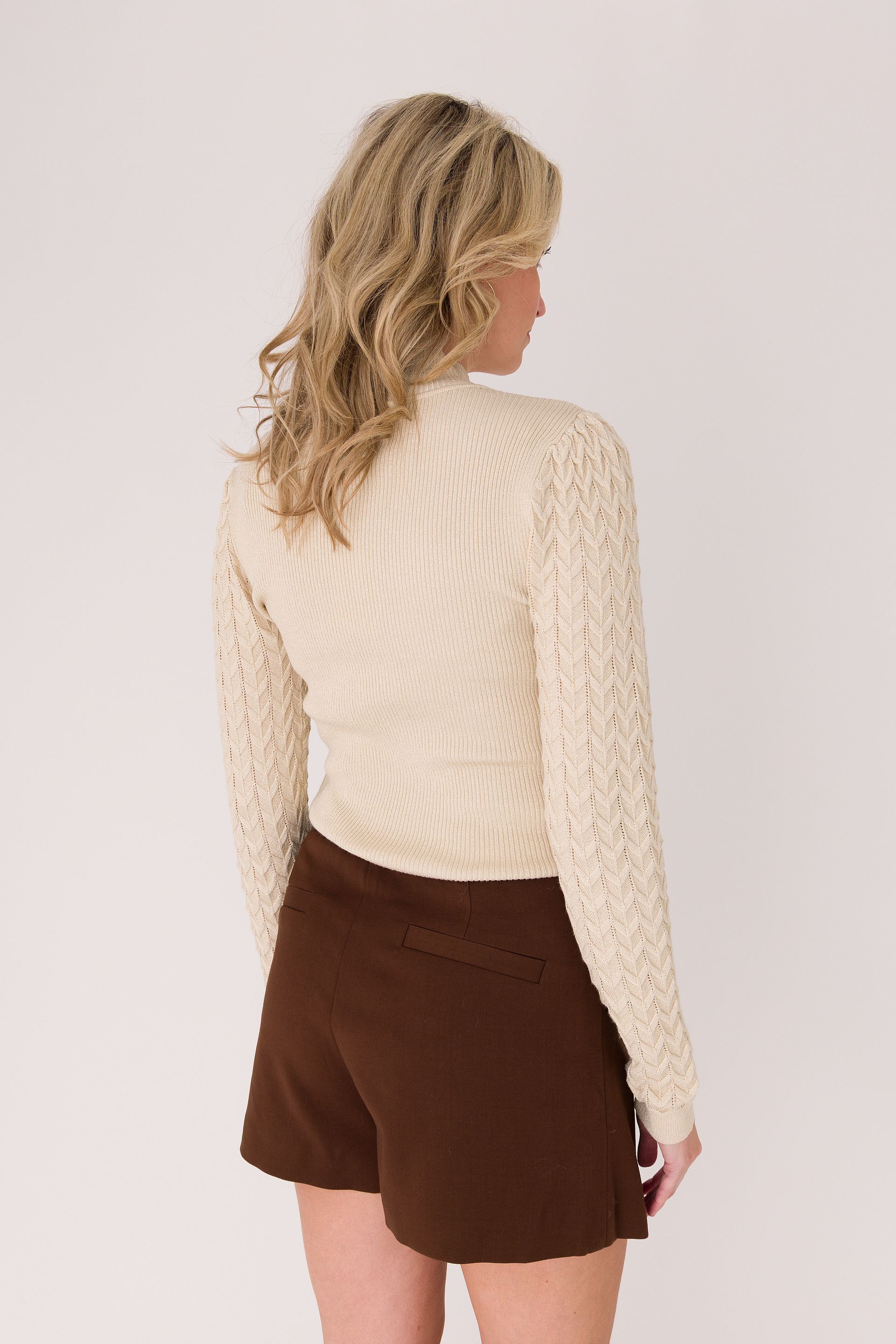 Pullover met glitter 