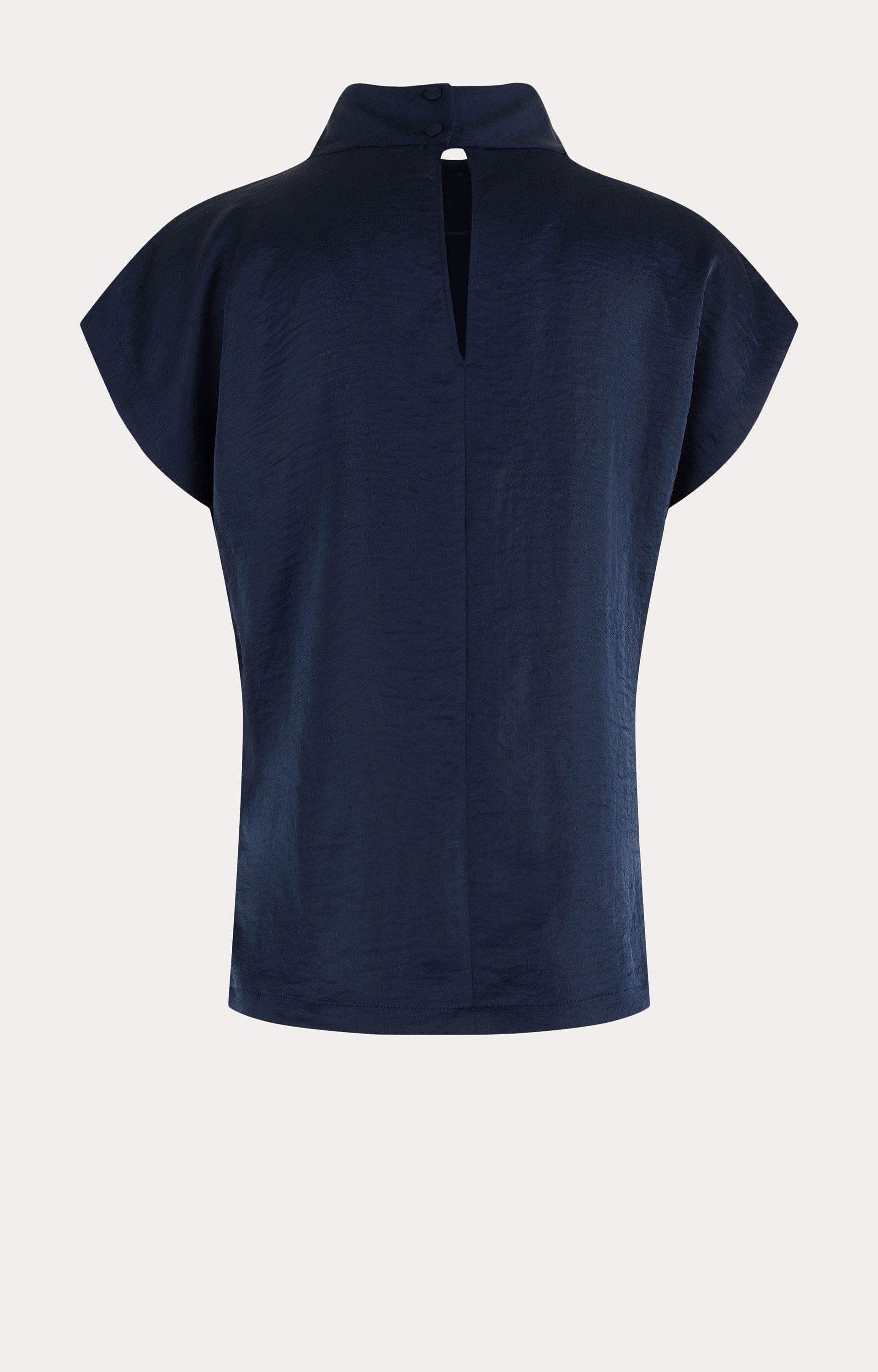 Blouse met satijnlook