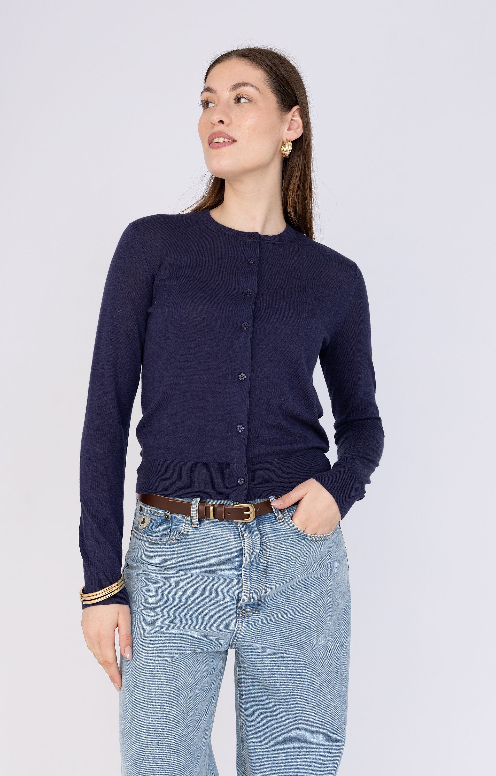 Vest met knoopsluiting