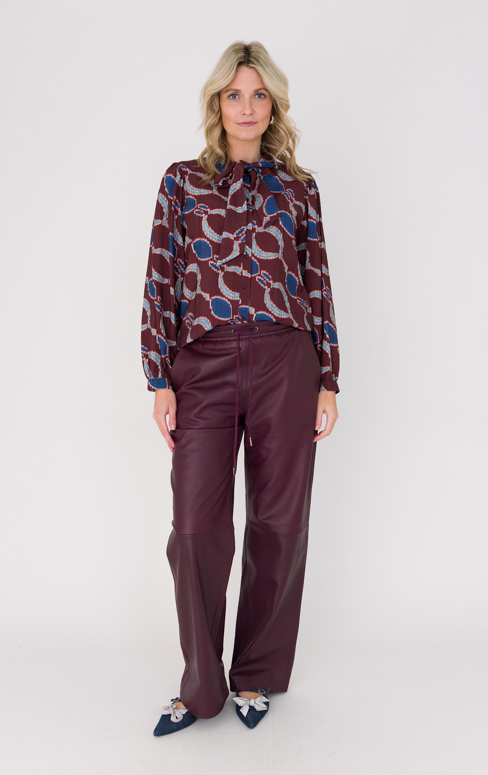 Blouse met grafische print