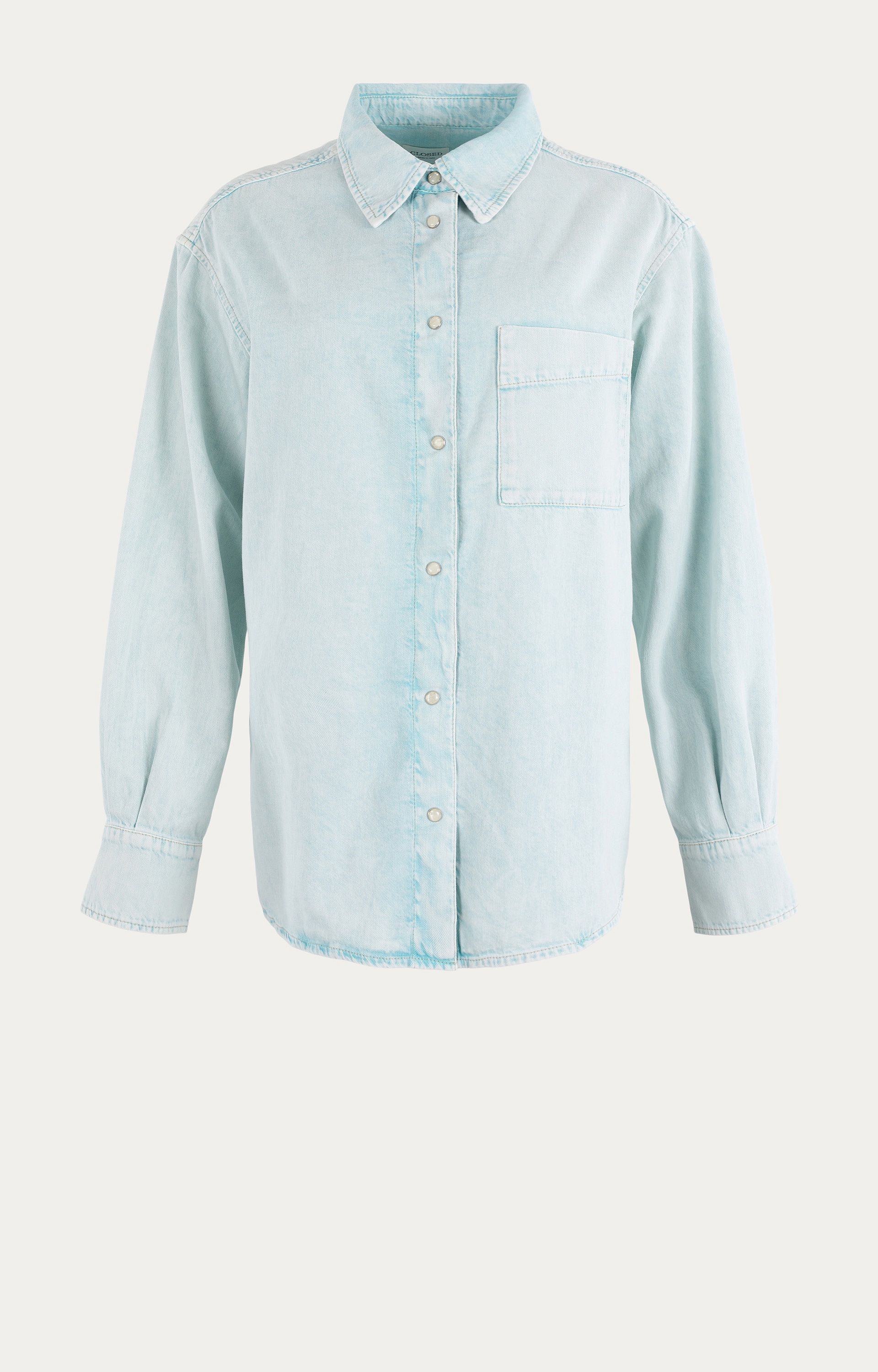 Overhemdblouse denim