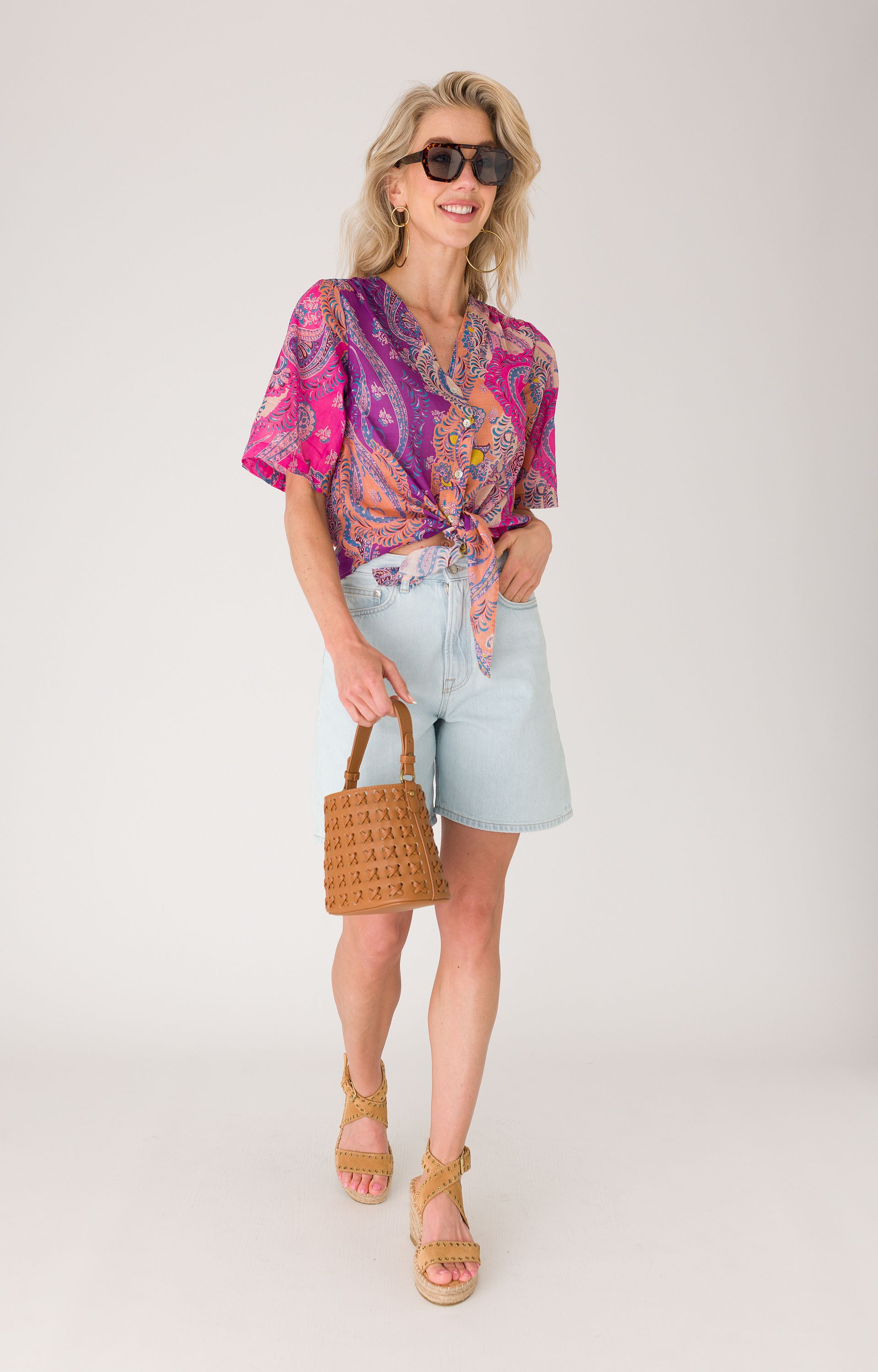Blouse met strik