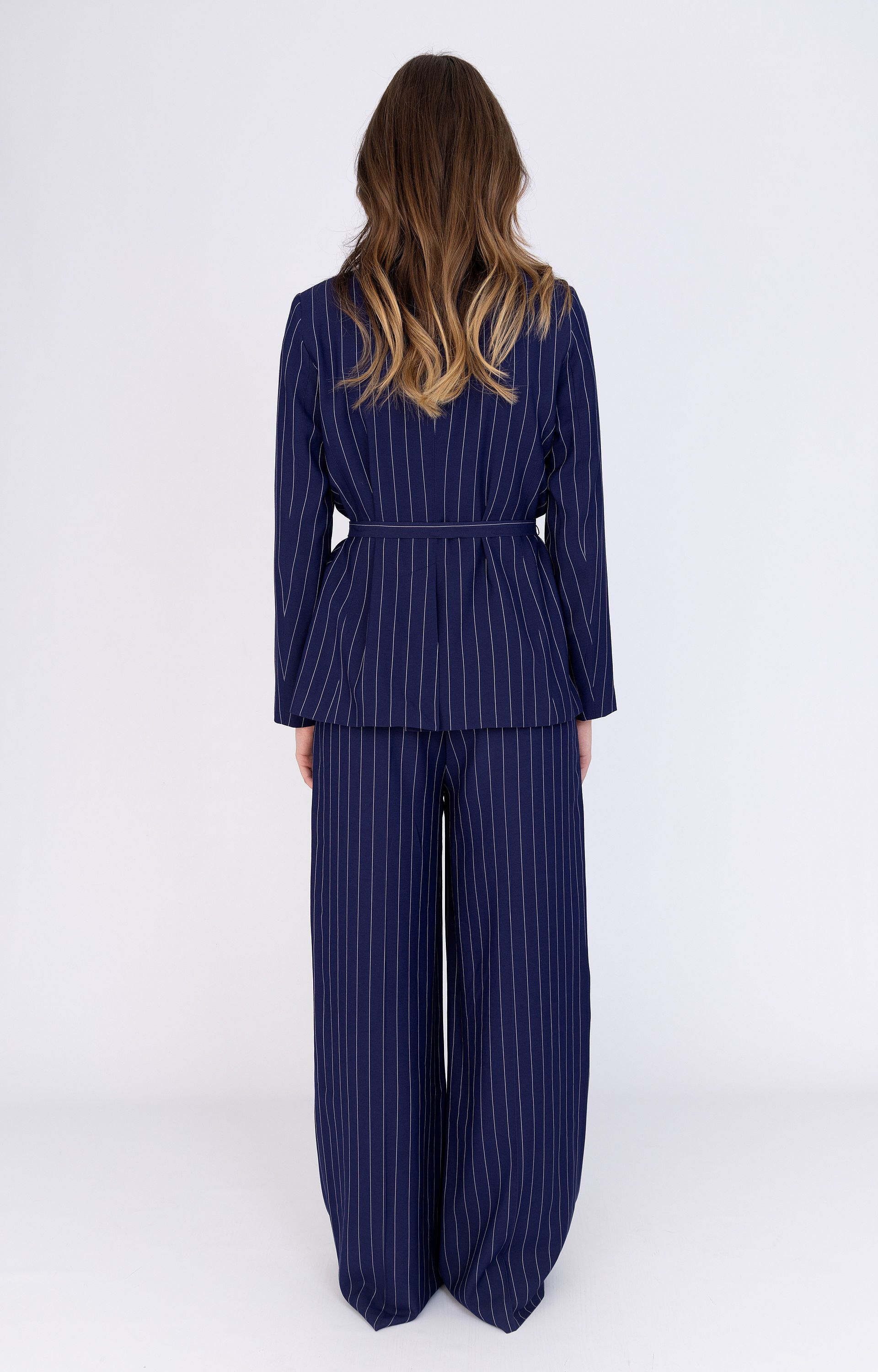 Broek met krijtstreep