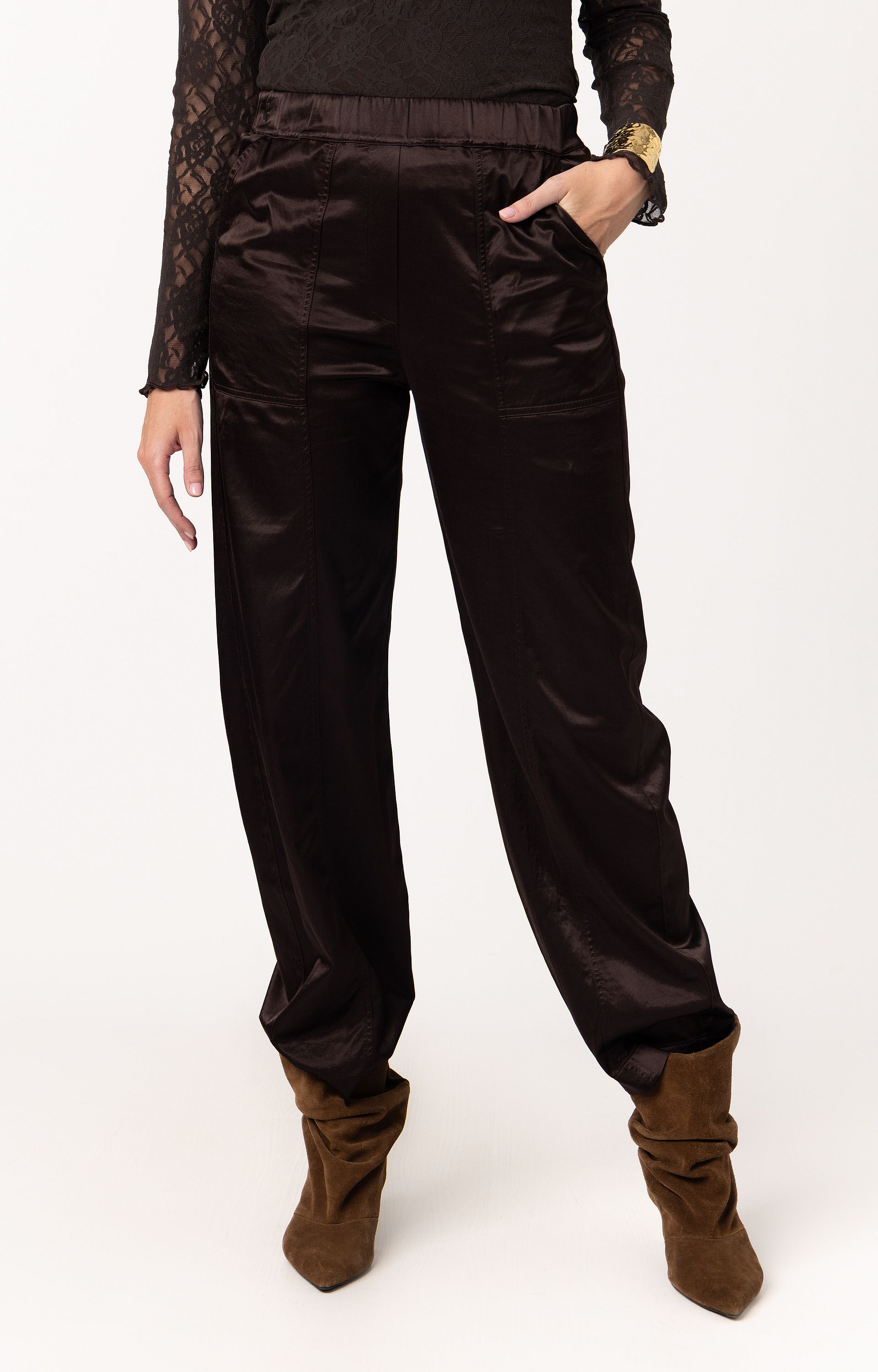 Wide leg pantalon