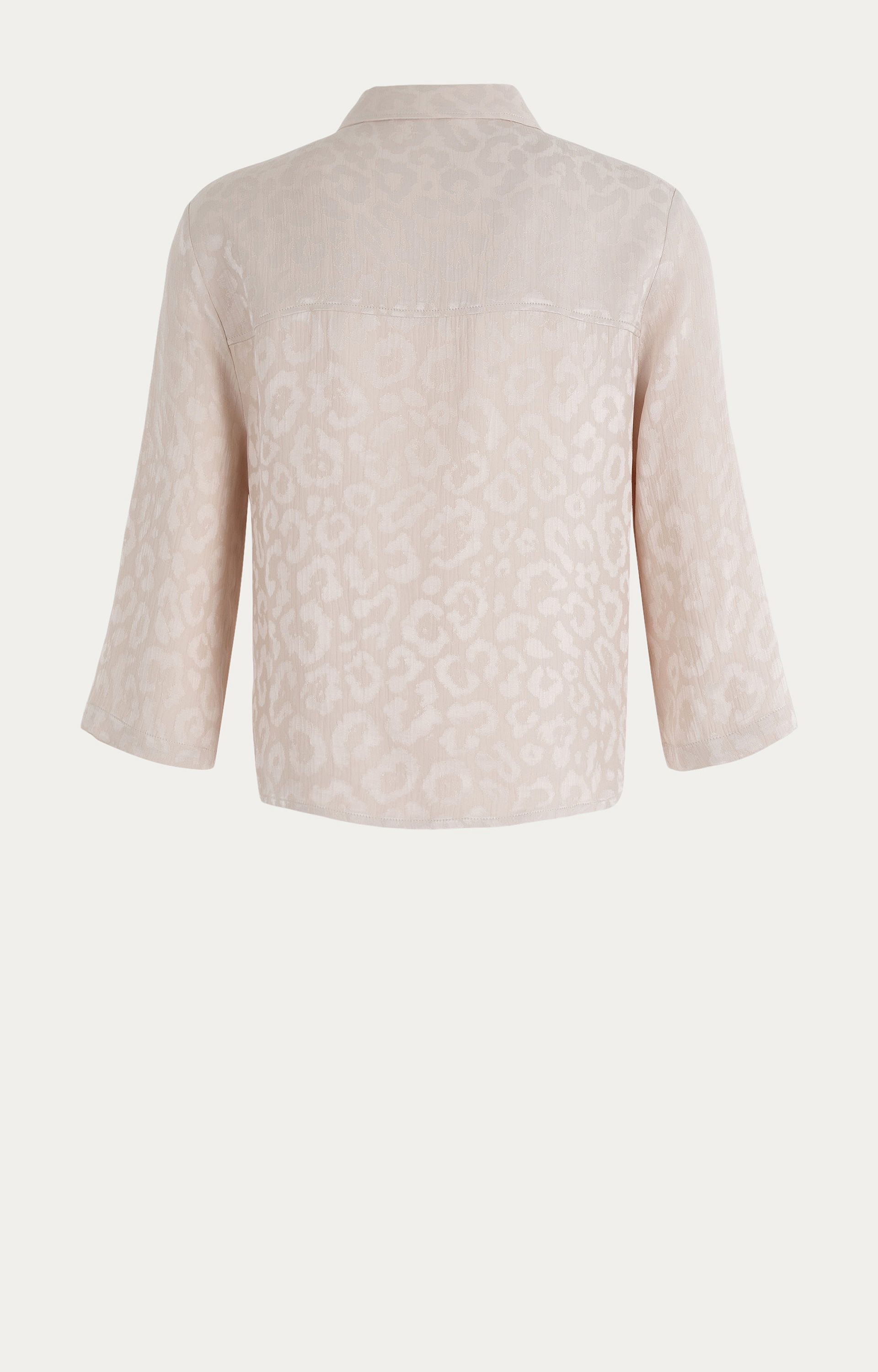 Blouse met panterprint