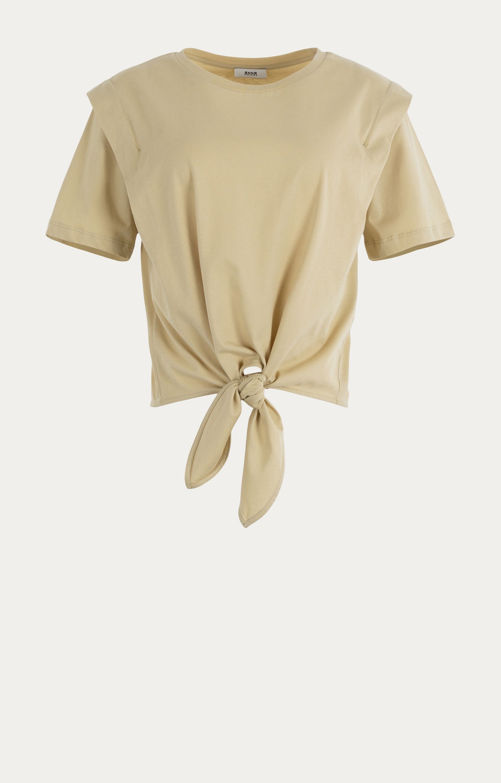 Shirt met knoop