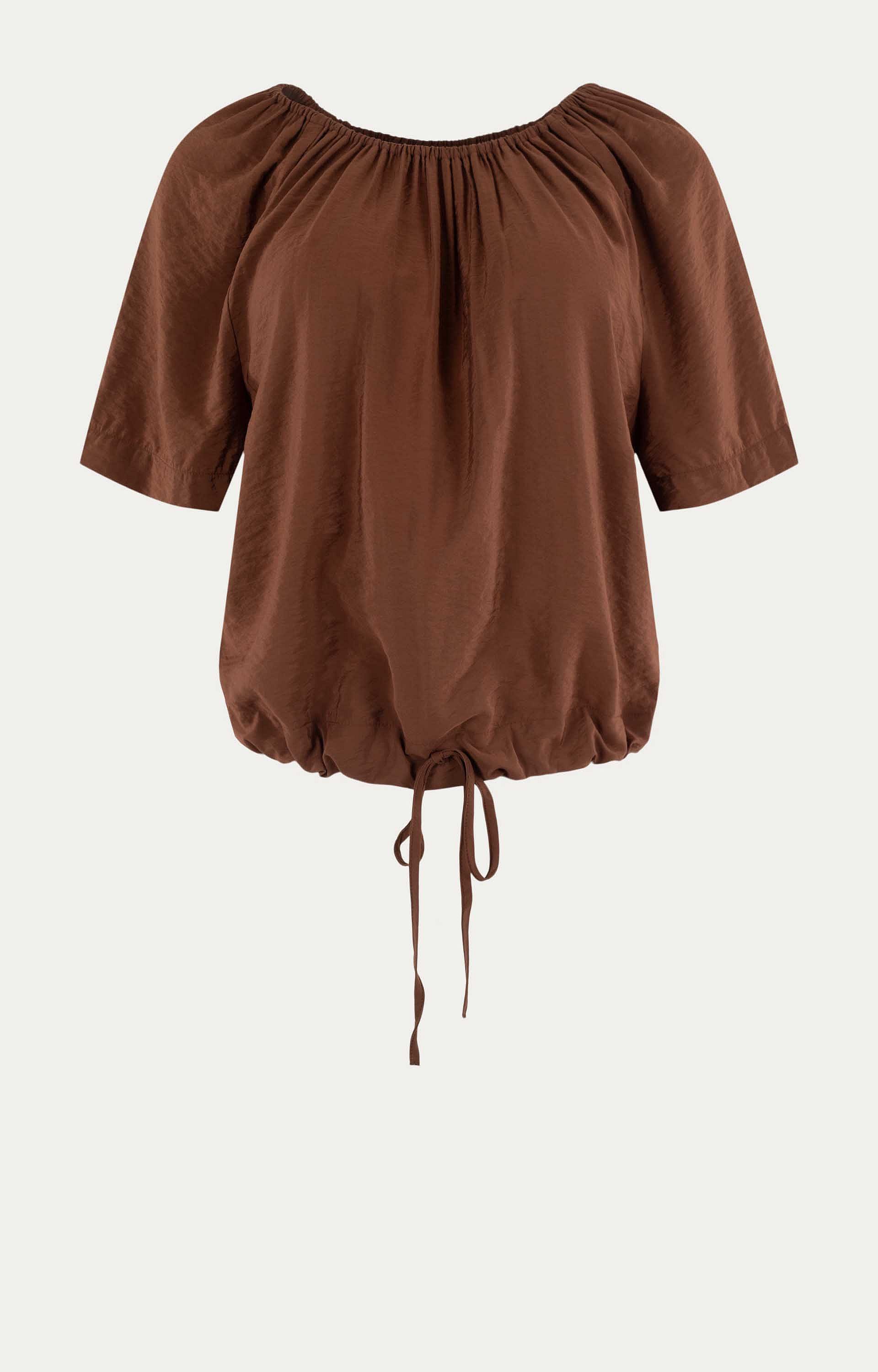 Soepelvallende blouse