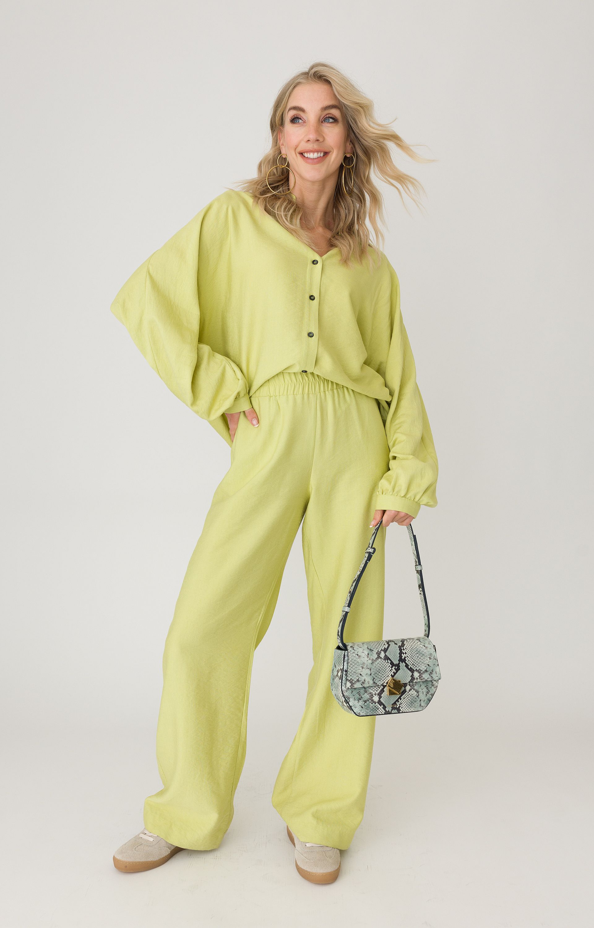 Broek wide leg