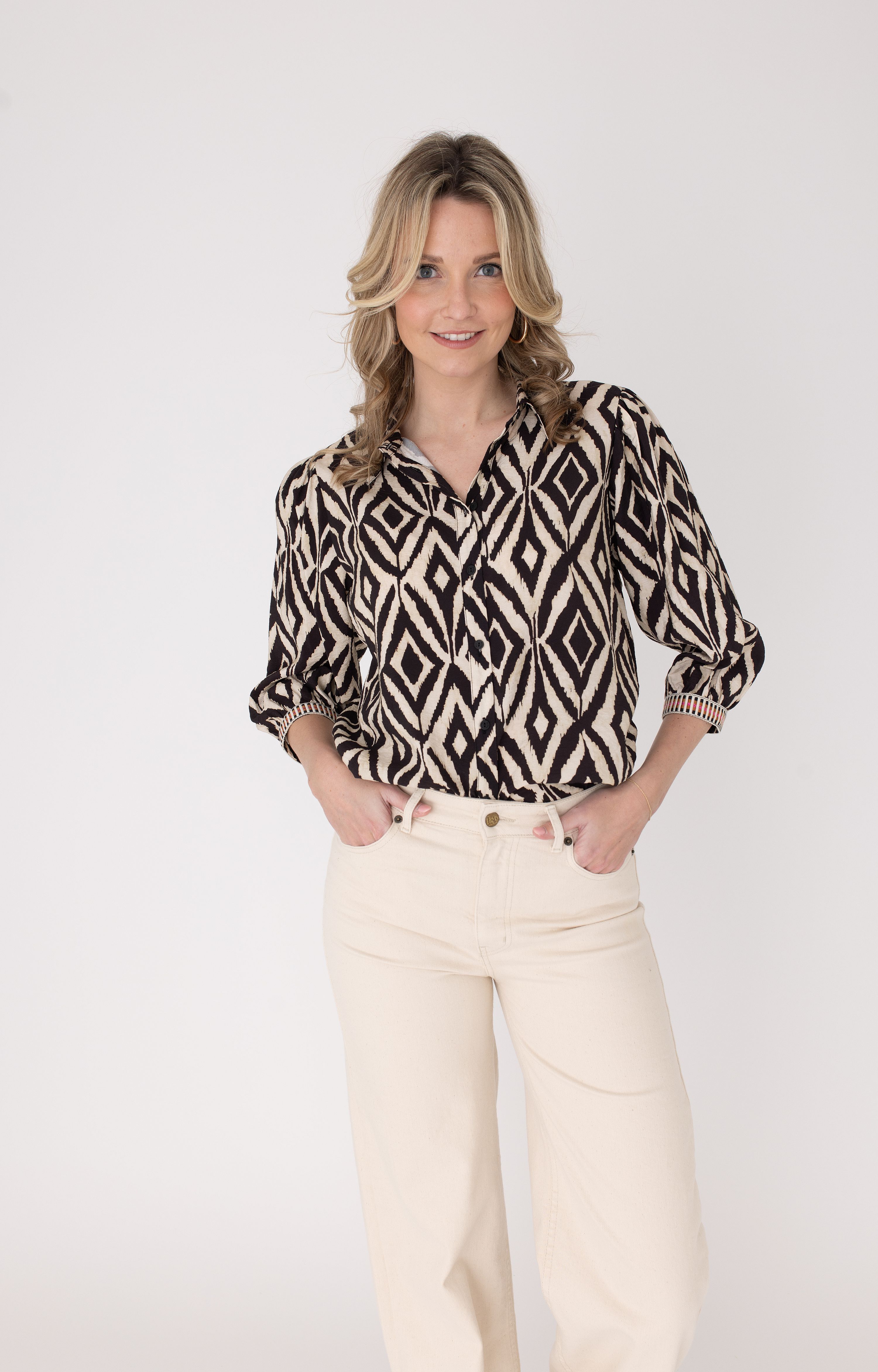 Blouse met print 
